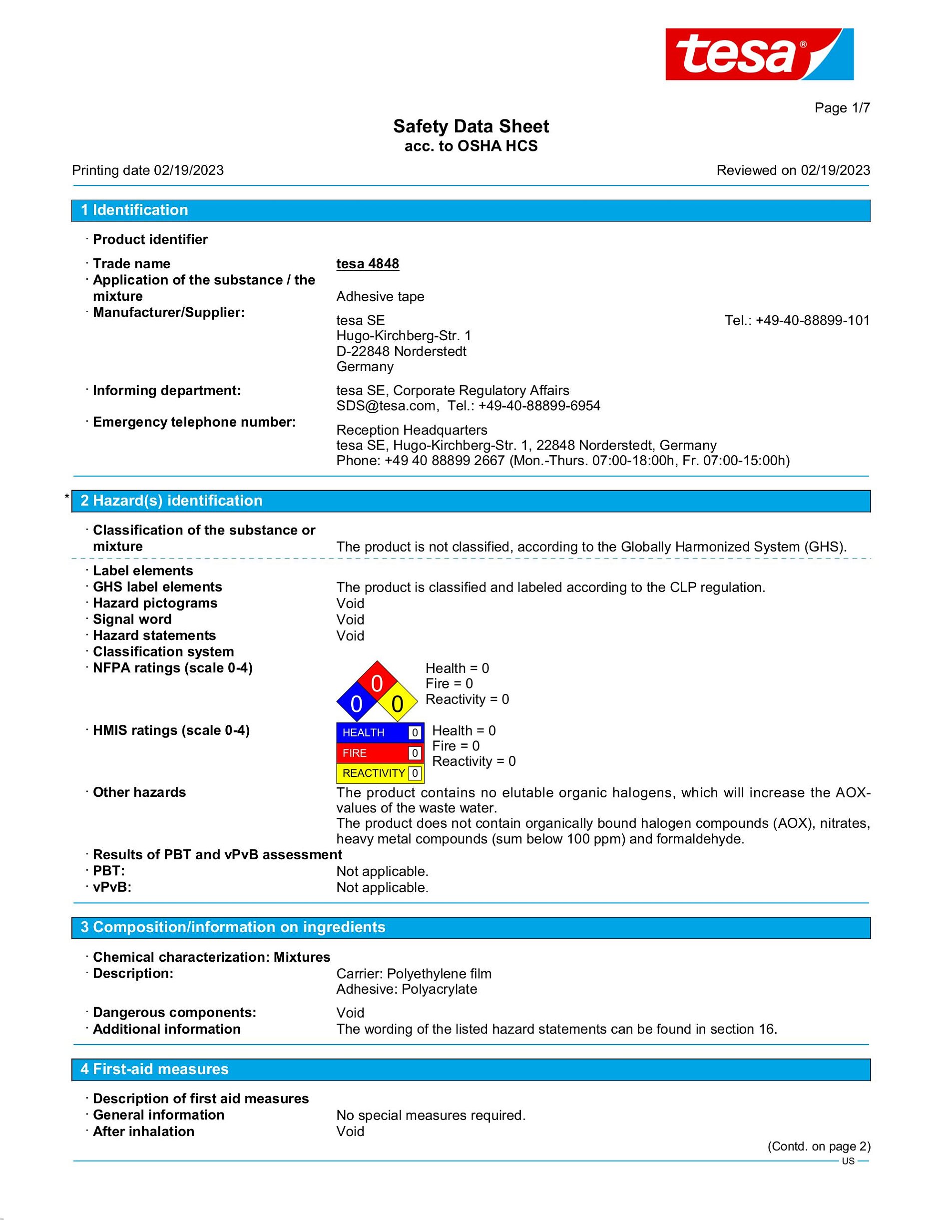 Safety data sheet_tesa® 4848_en_en-US_v14
