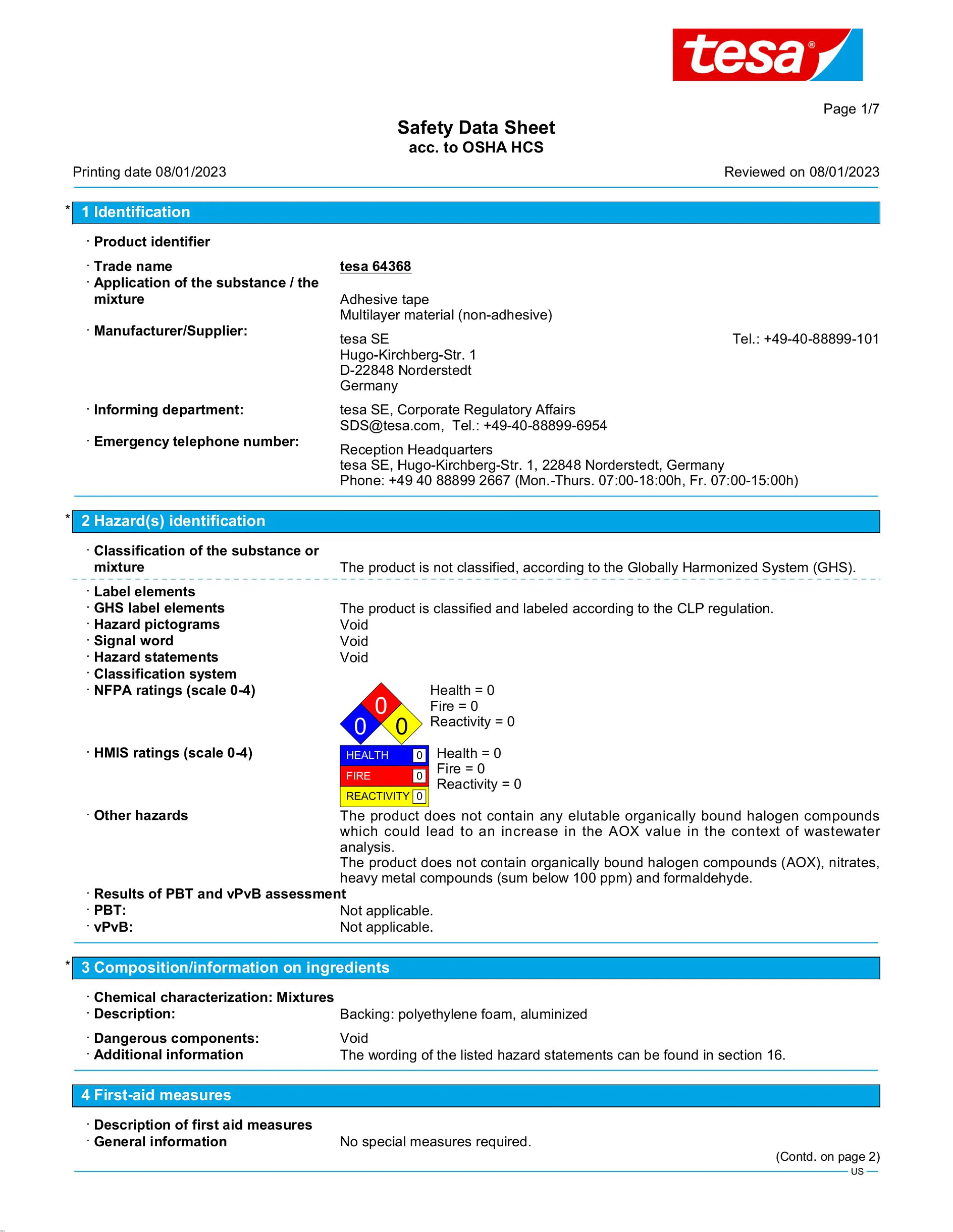 Safety data sheet_tesamoll® 55157_en-US_v1