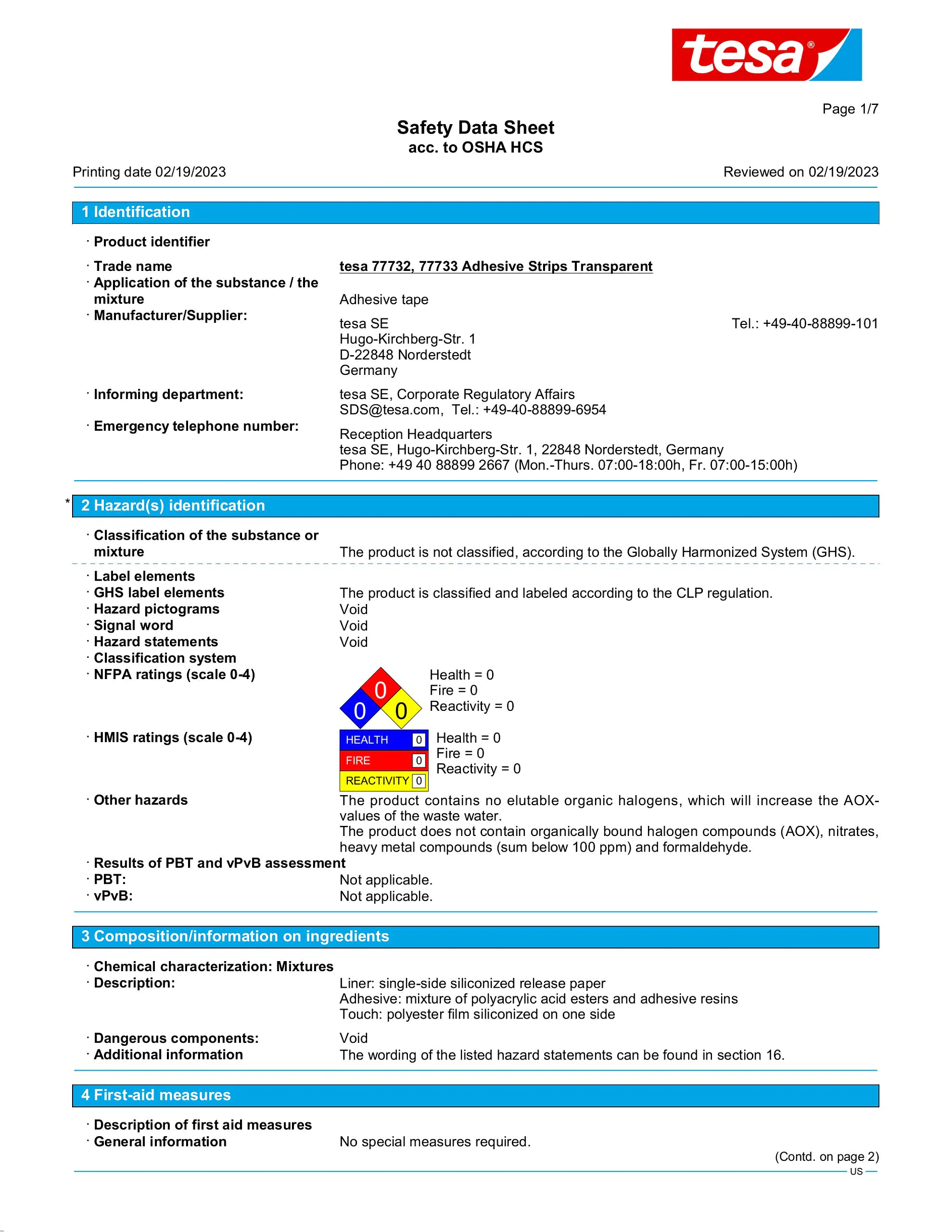 Safety data sheet_tesa® 77733_en-US_v8