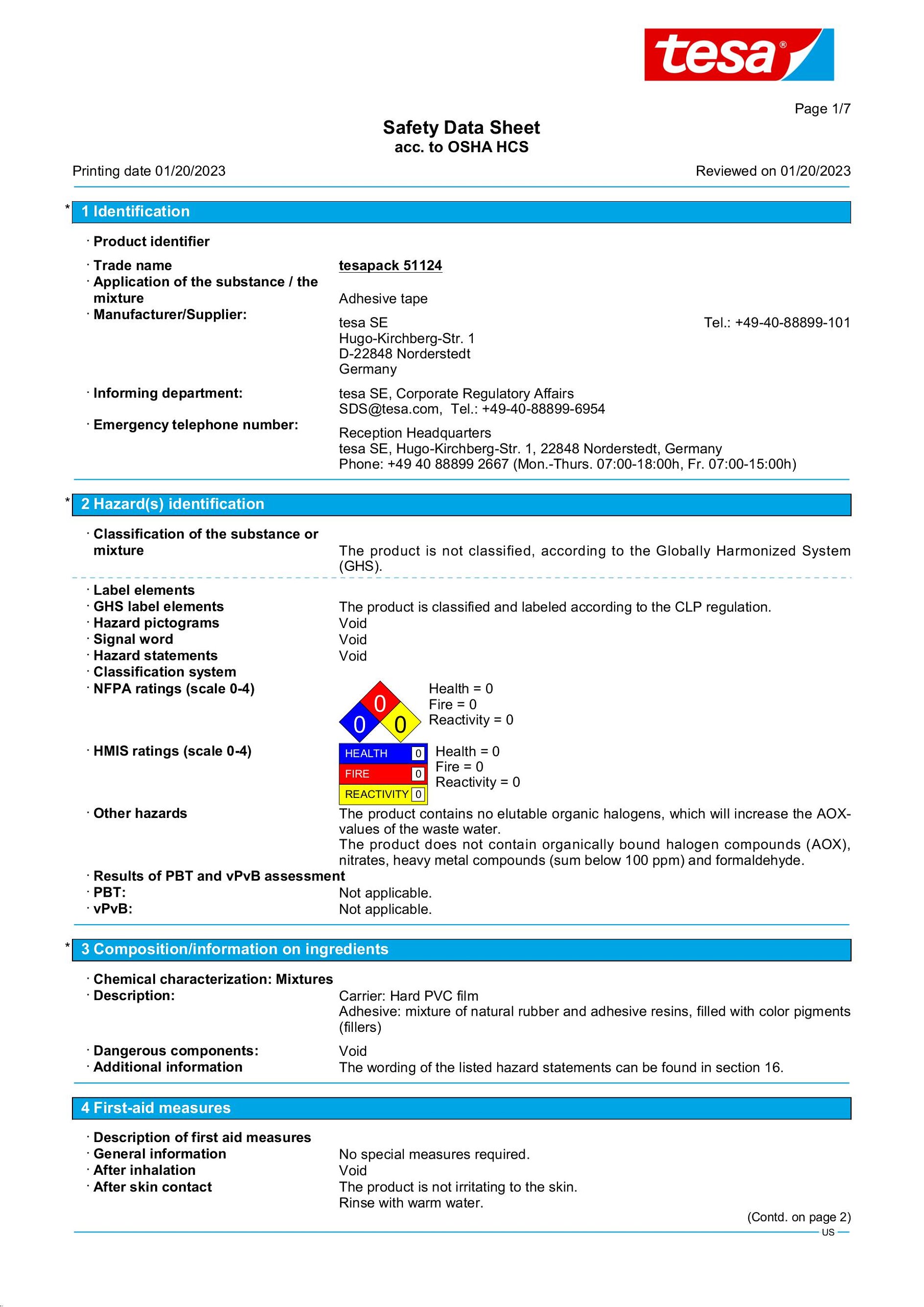 Safety data sheet_tesapack® 4124PVC30_en_en-US_v30