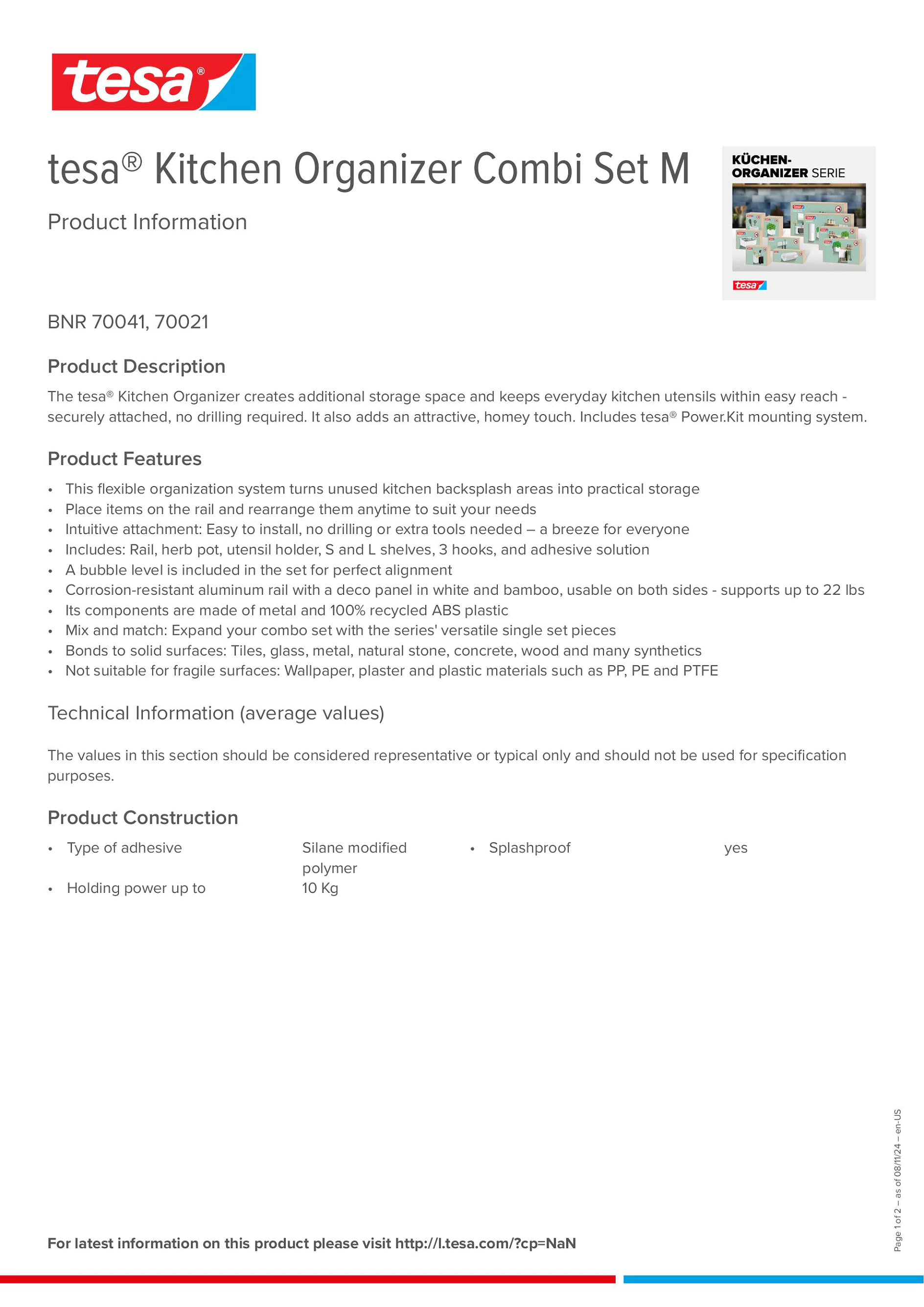Product information_tesa® 70041_en Product information_tesa® 70041_en