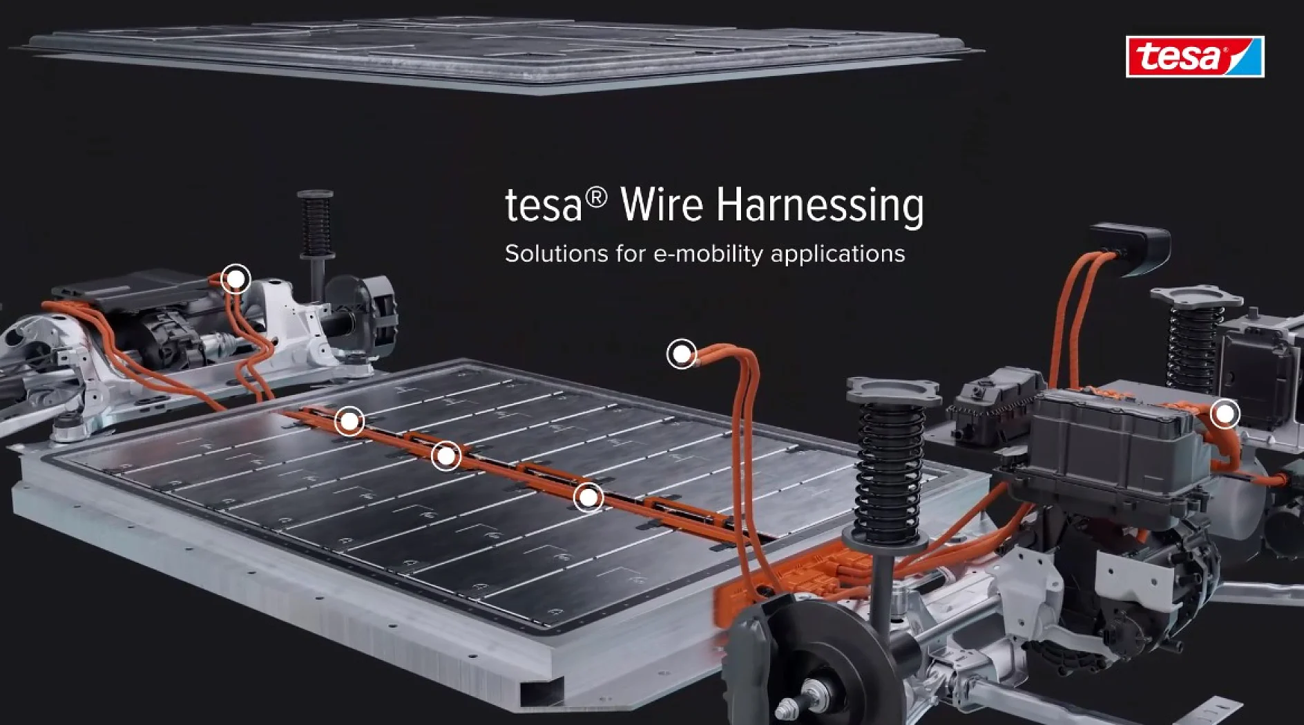 E-Powertrain Animation tesa Wire Harnessing E-Powertrain Animation tesa Wire Harnessing