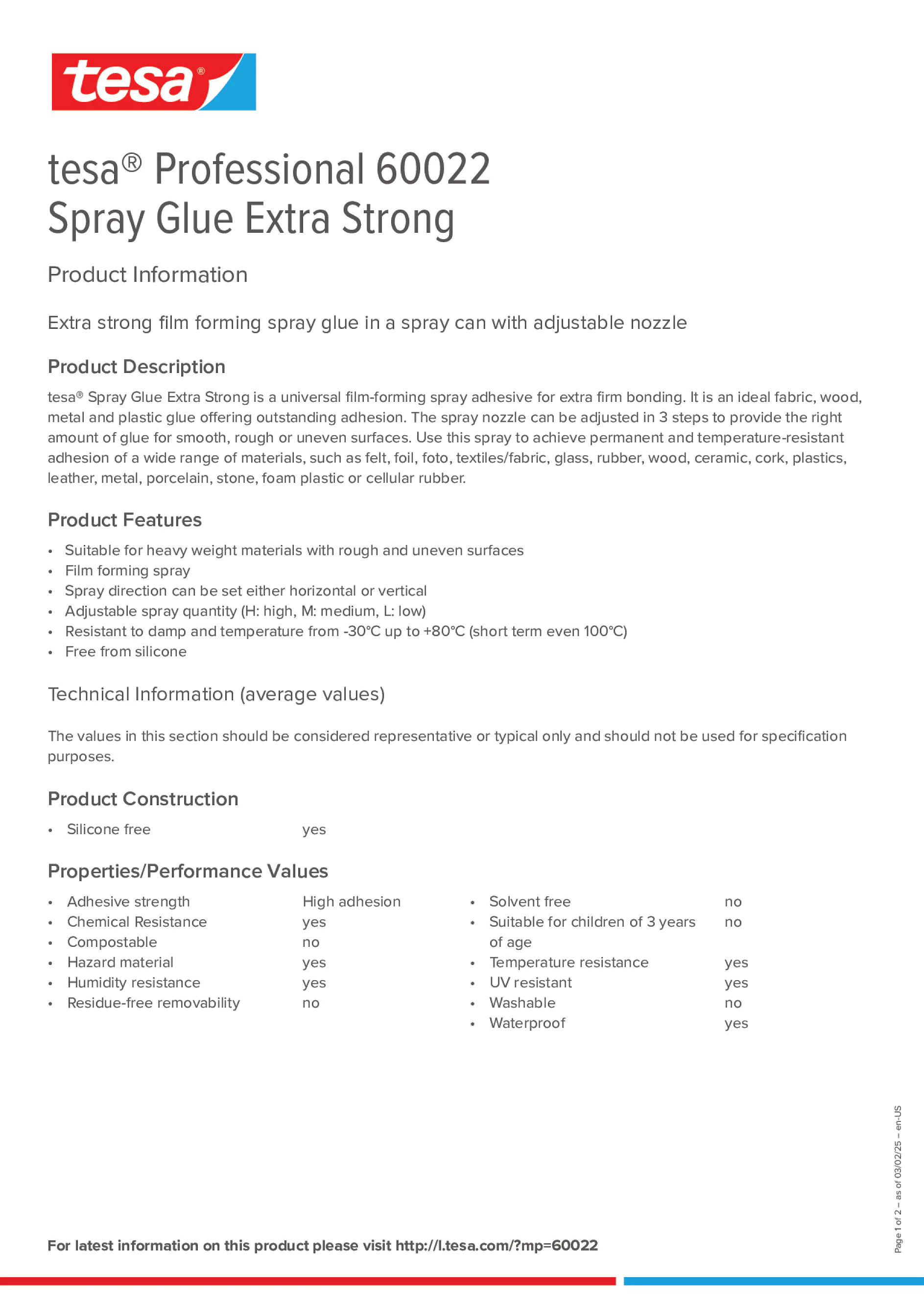 Product information_tesa® Professional 60022_en