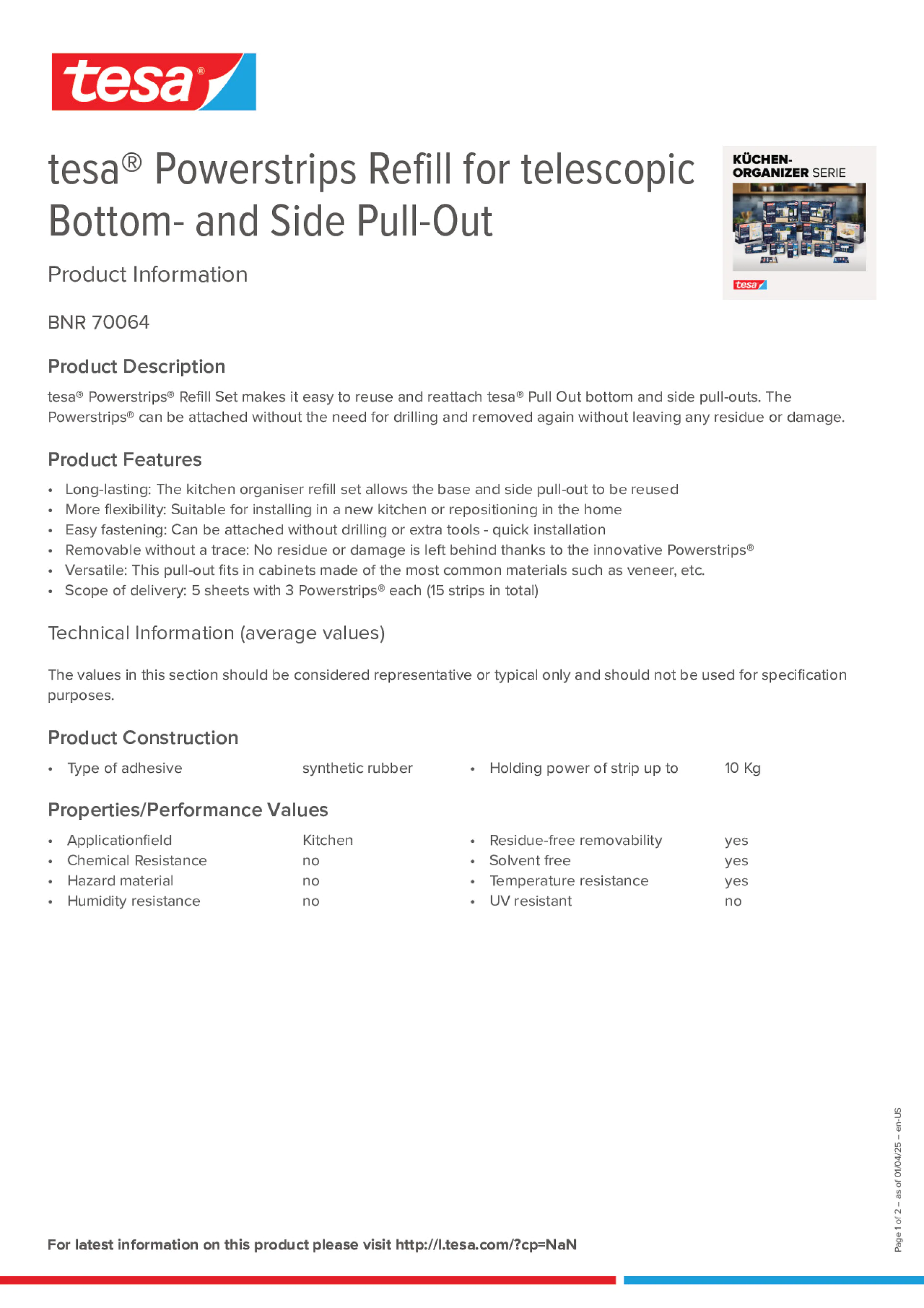 Product information_tesa® Powerstrips 70064_en