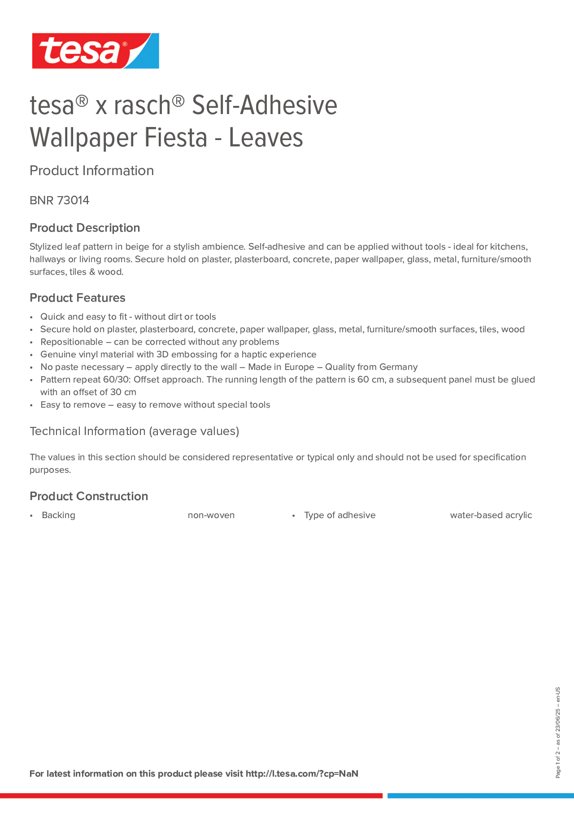 Product information_tesa® 73014_en