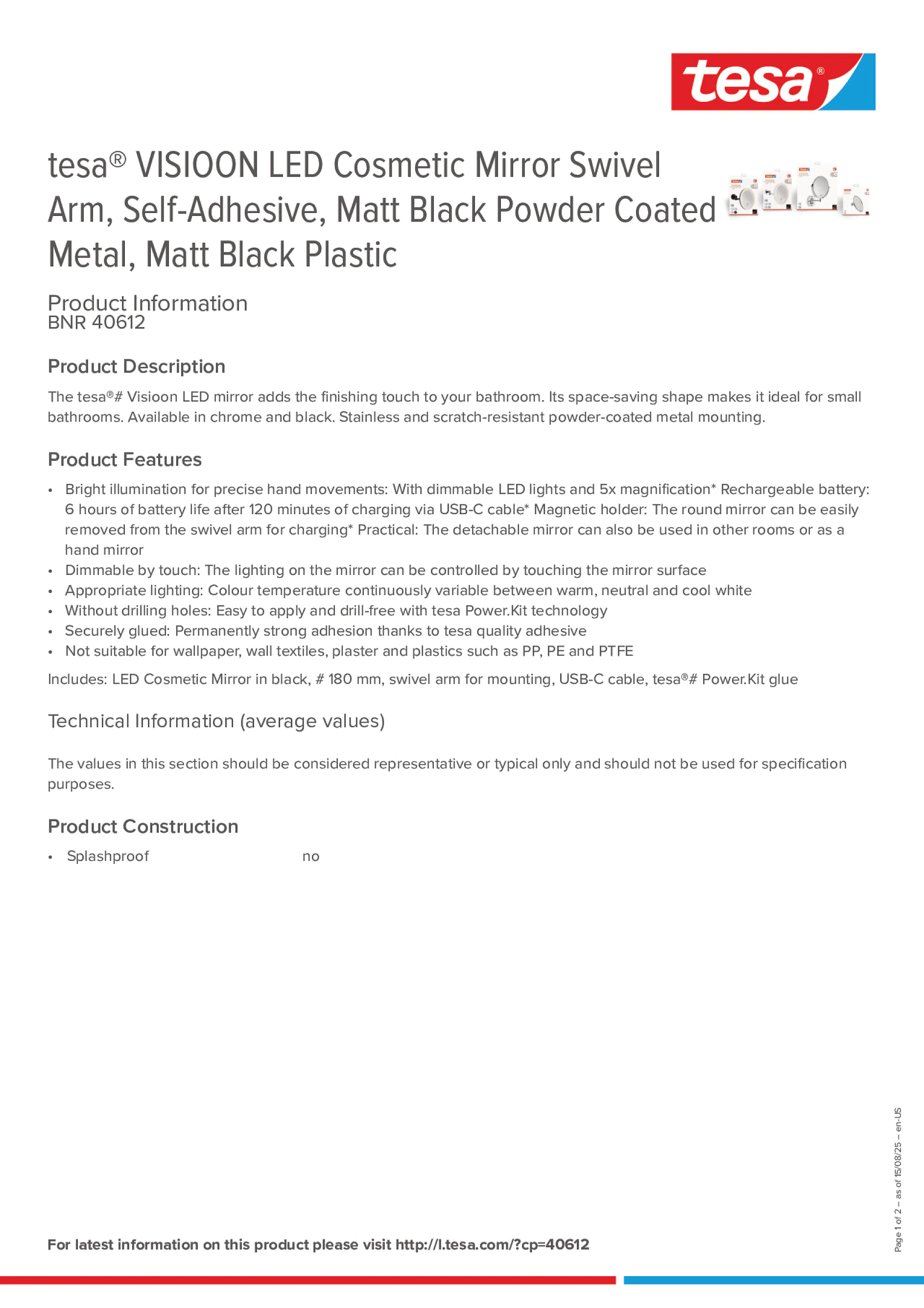 Product information_tesa® 40612_en