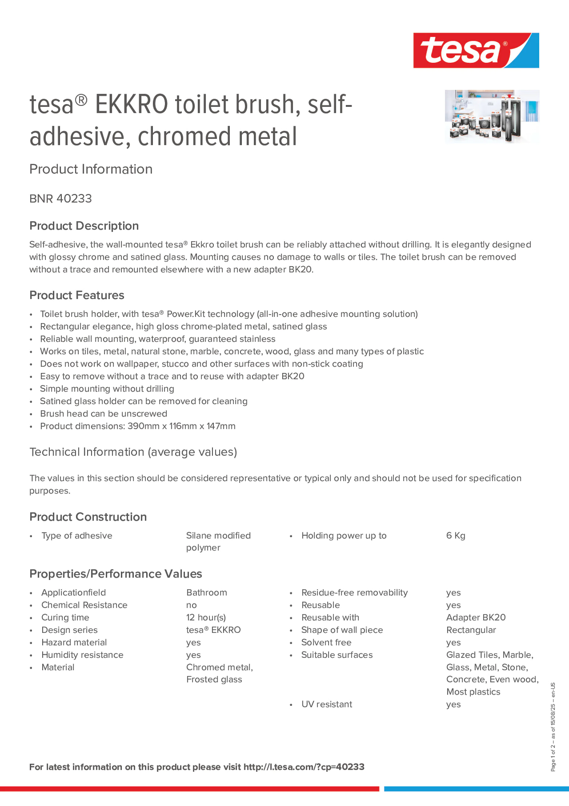 Product information_tesa® 40233_en