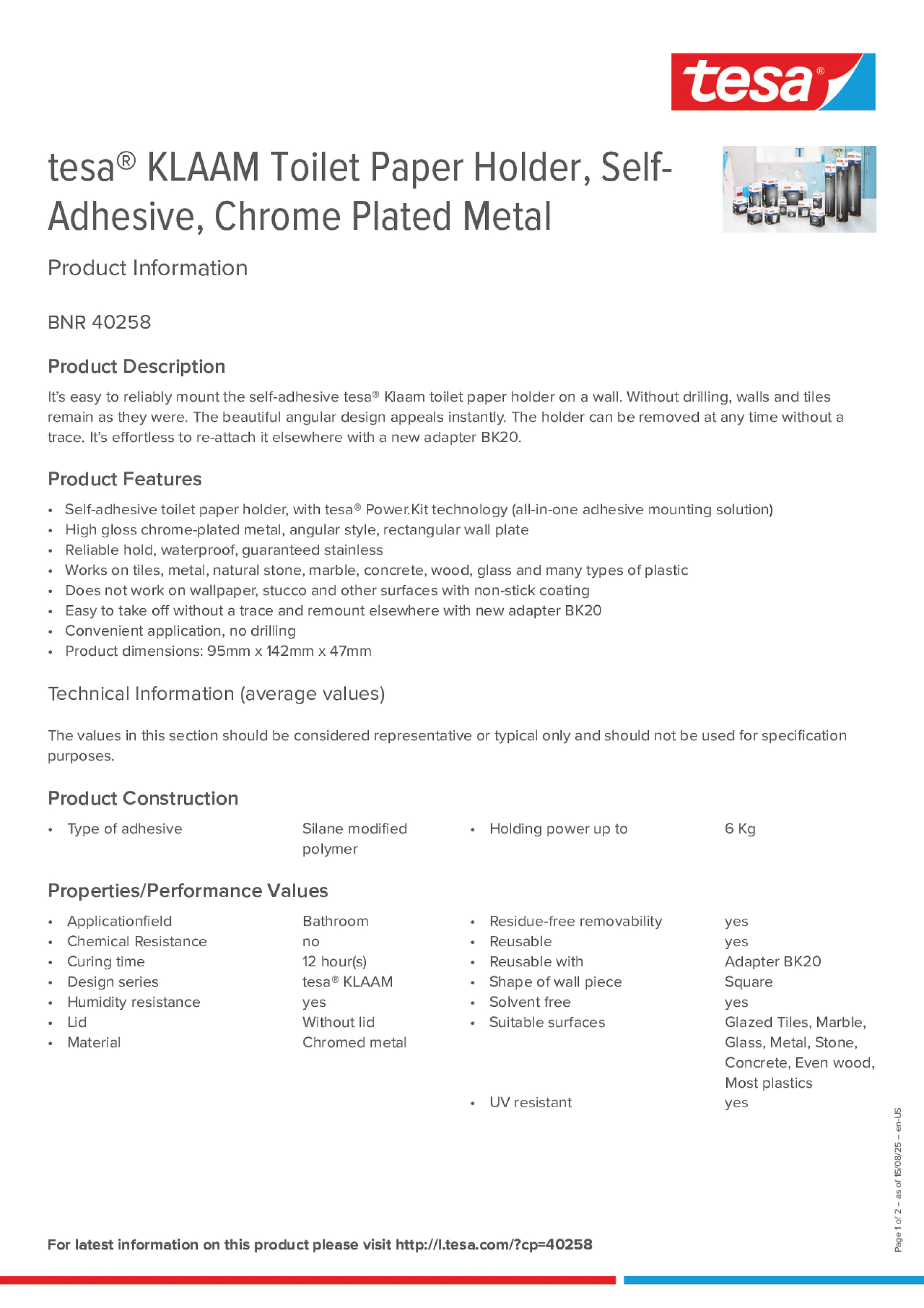 Product information_tesa® 40258_en