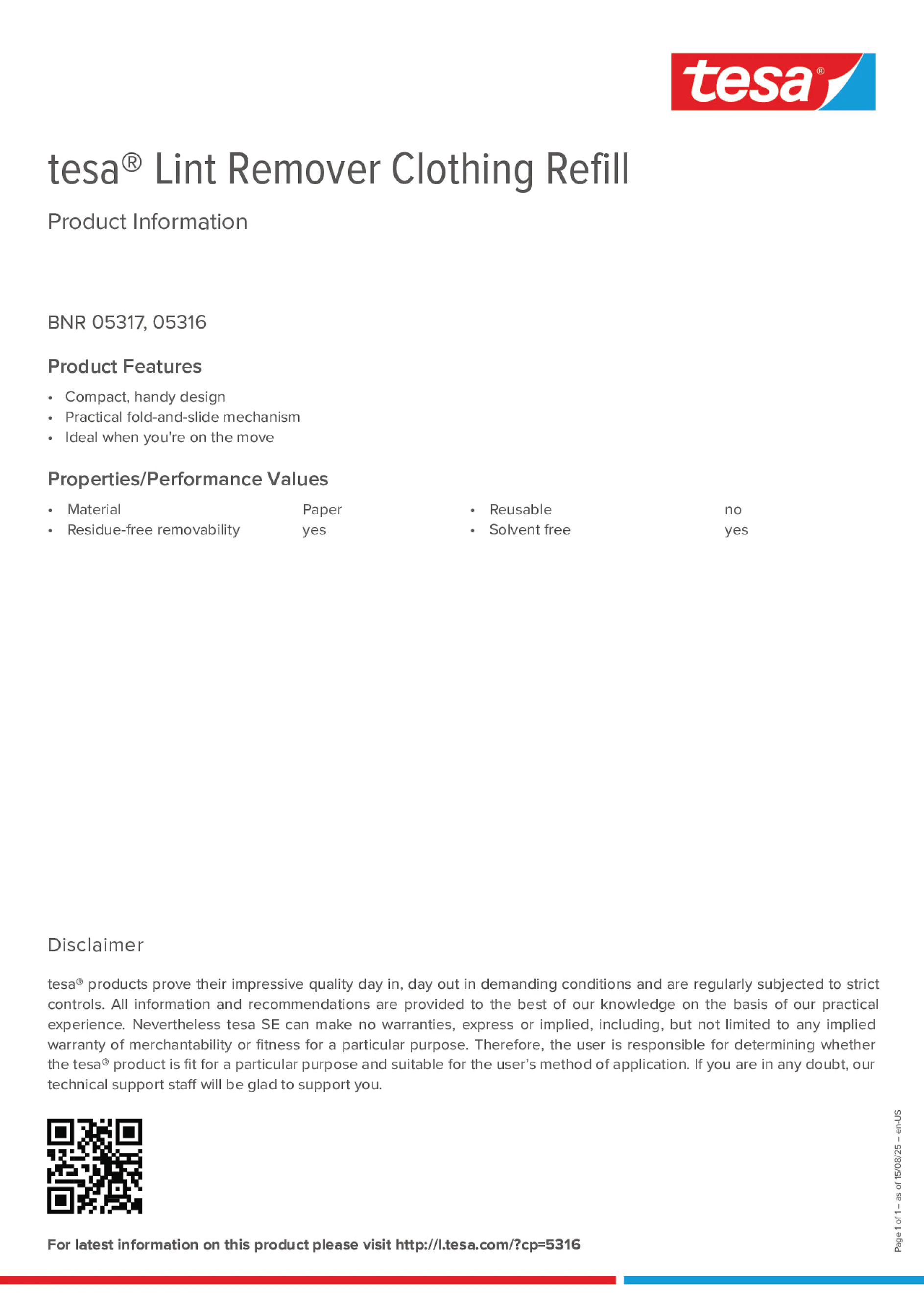 Product information_tesa® 5317_en