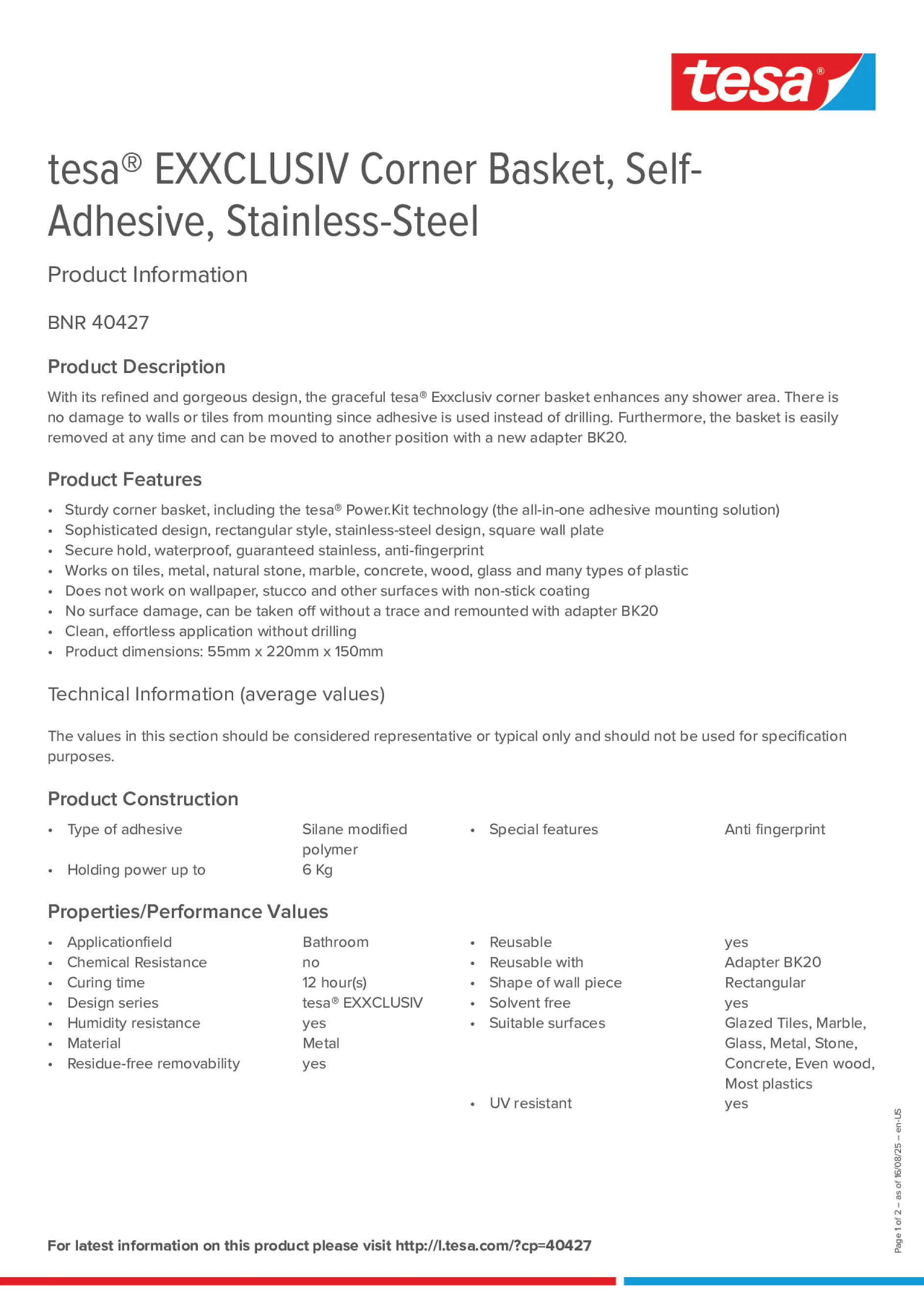 Product information_tesa® 40427_en