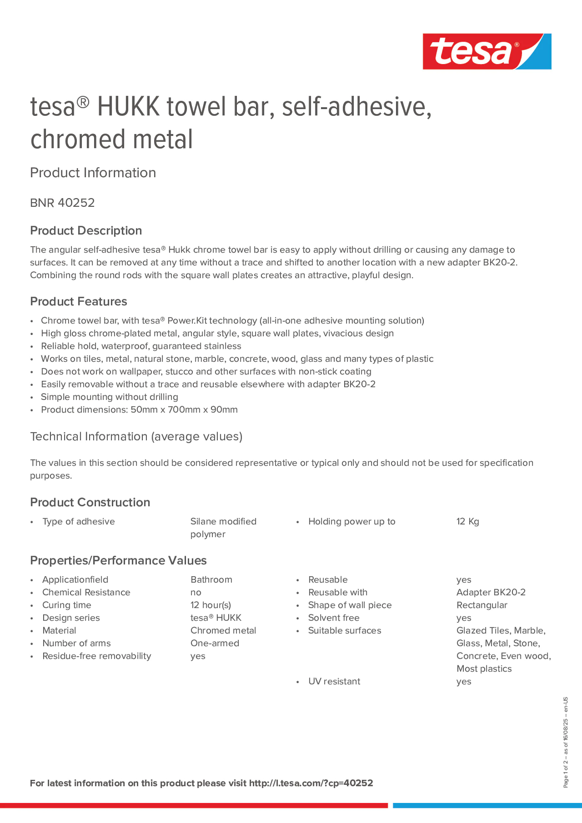 Product information_tesa® 40252_en