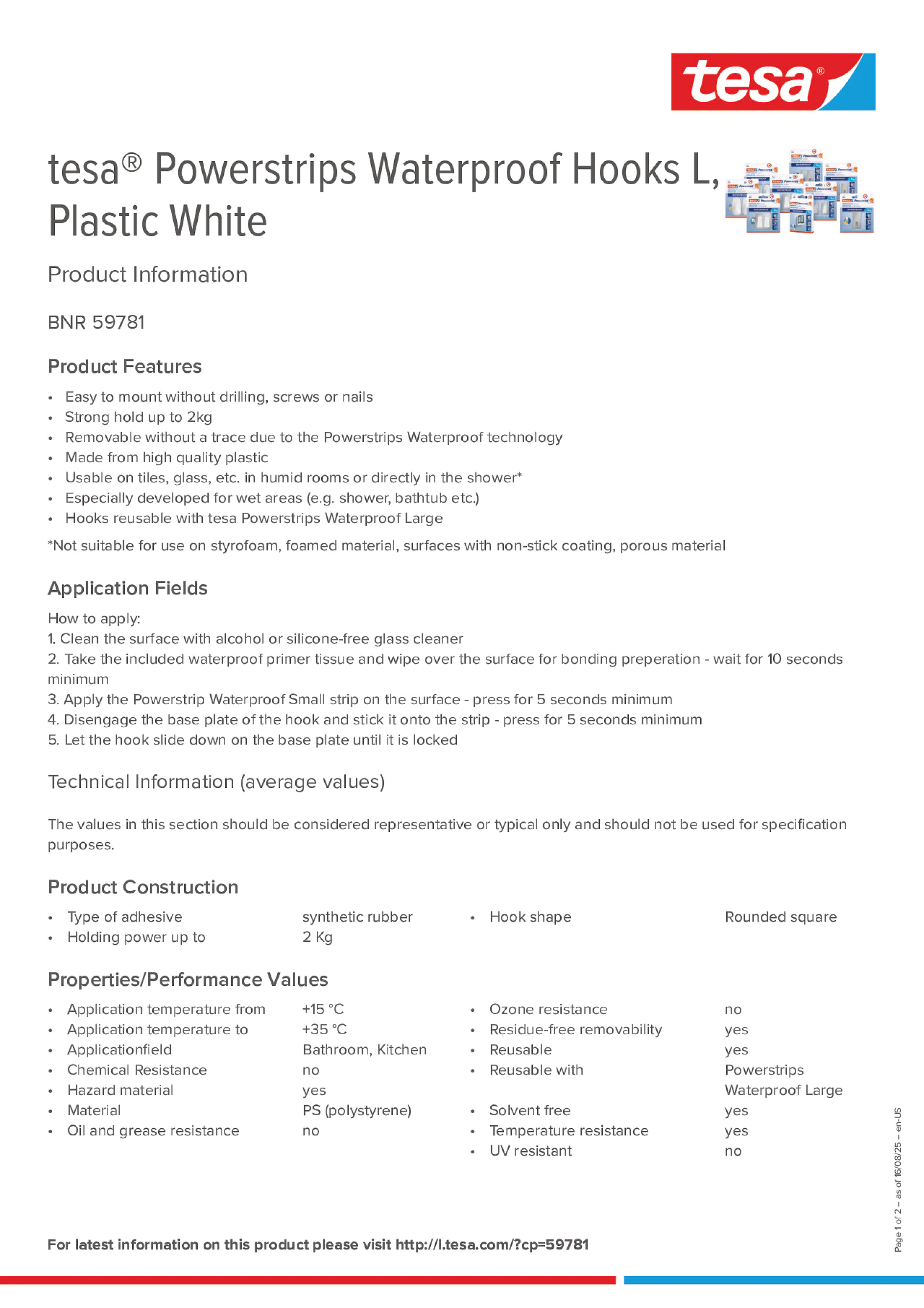 Product information_tesa® Powerstrips 59781_en