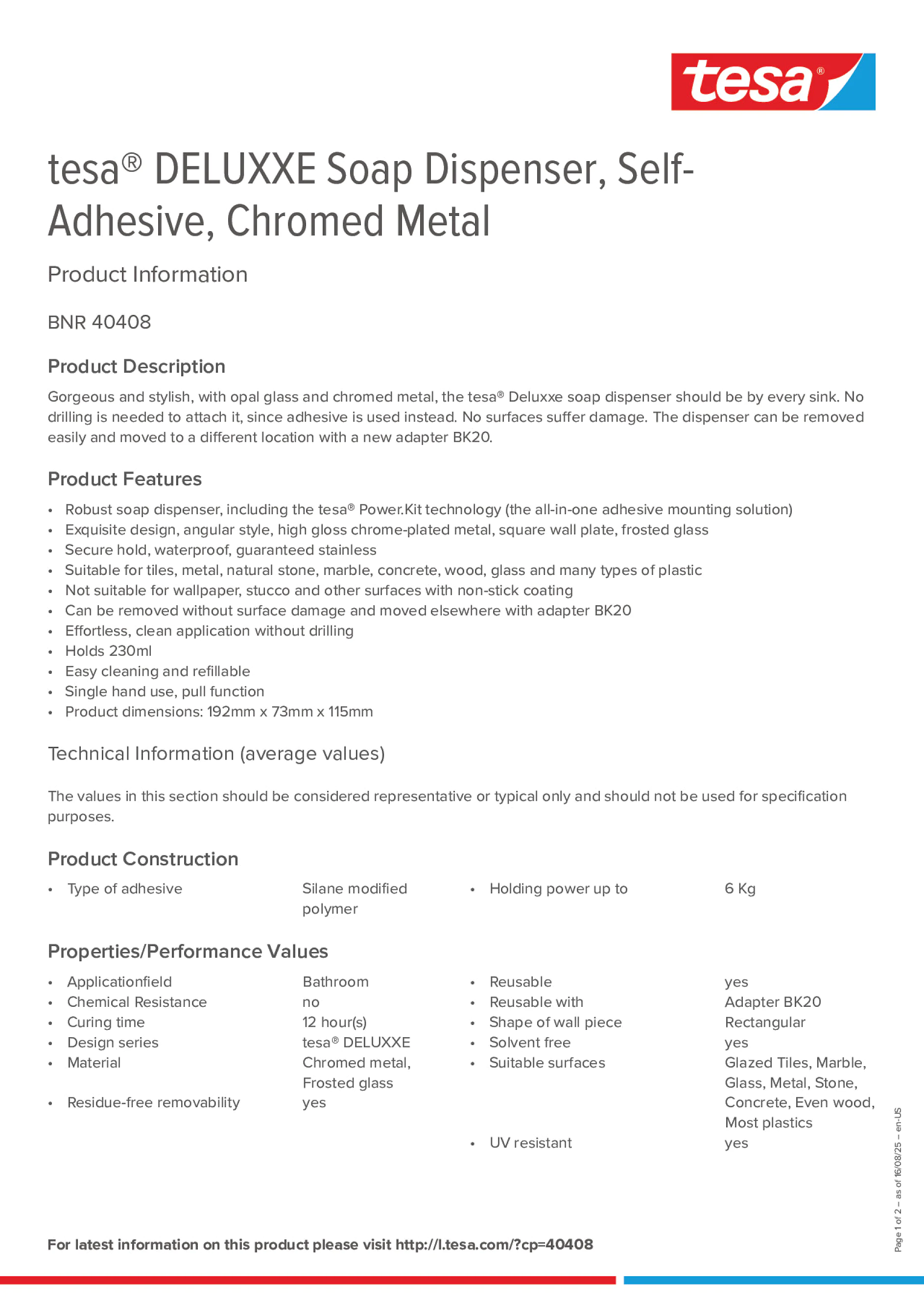 Product information_tesa® 40408_en