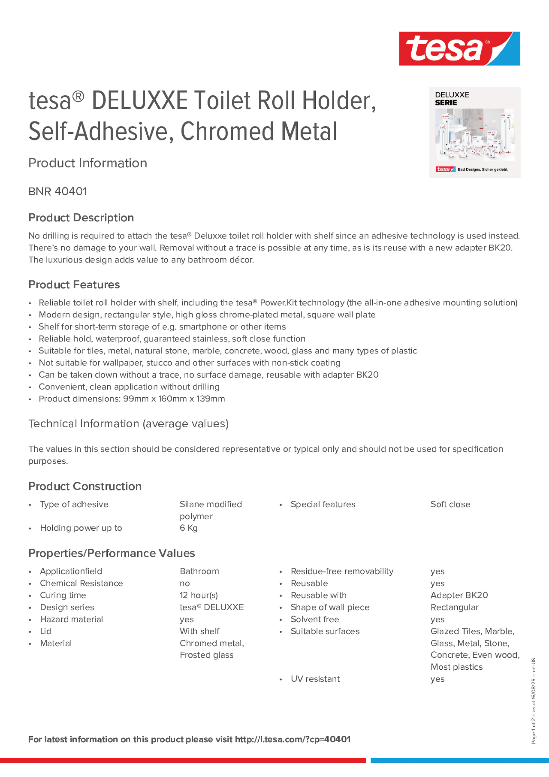 Product information_tesa® 40401_en