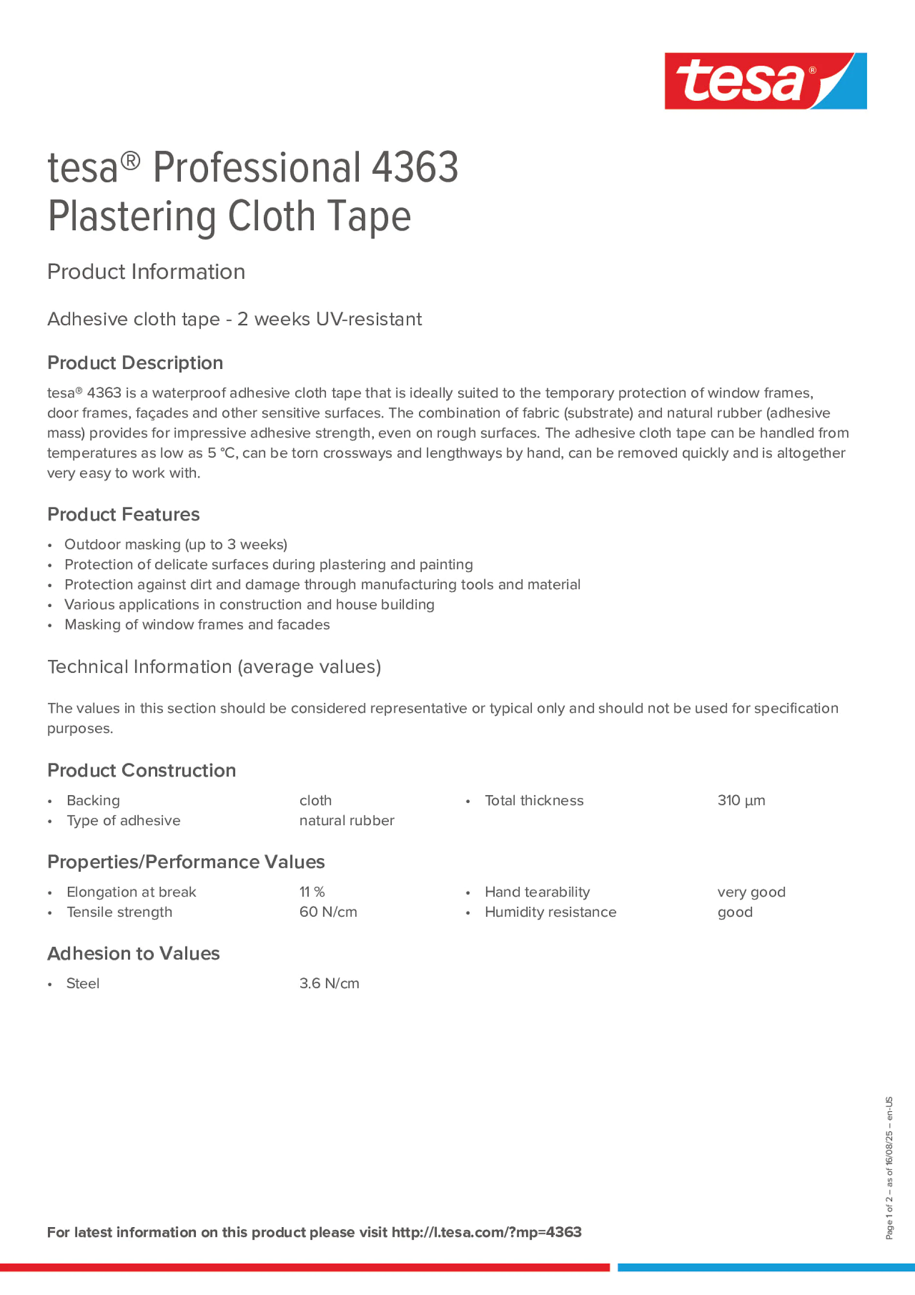 Product information_tesa® Professional 04363_en