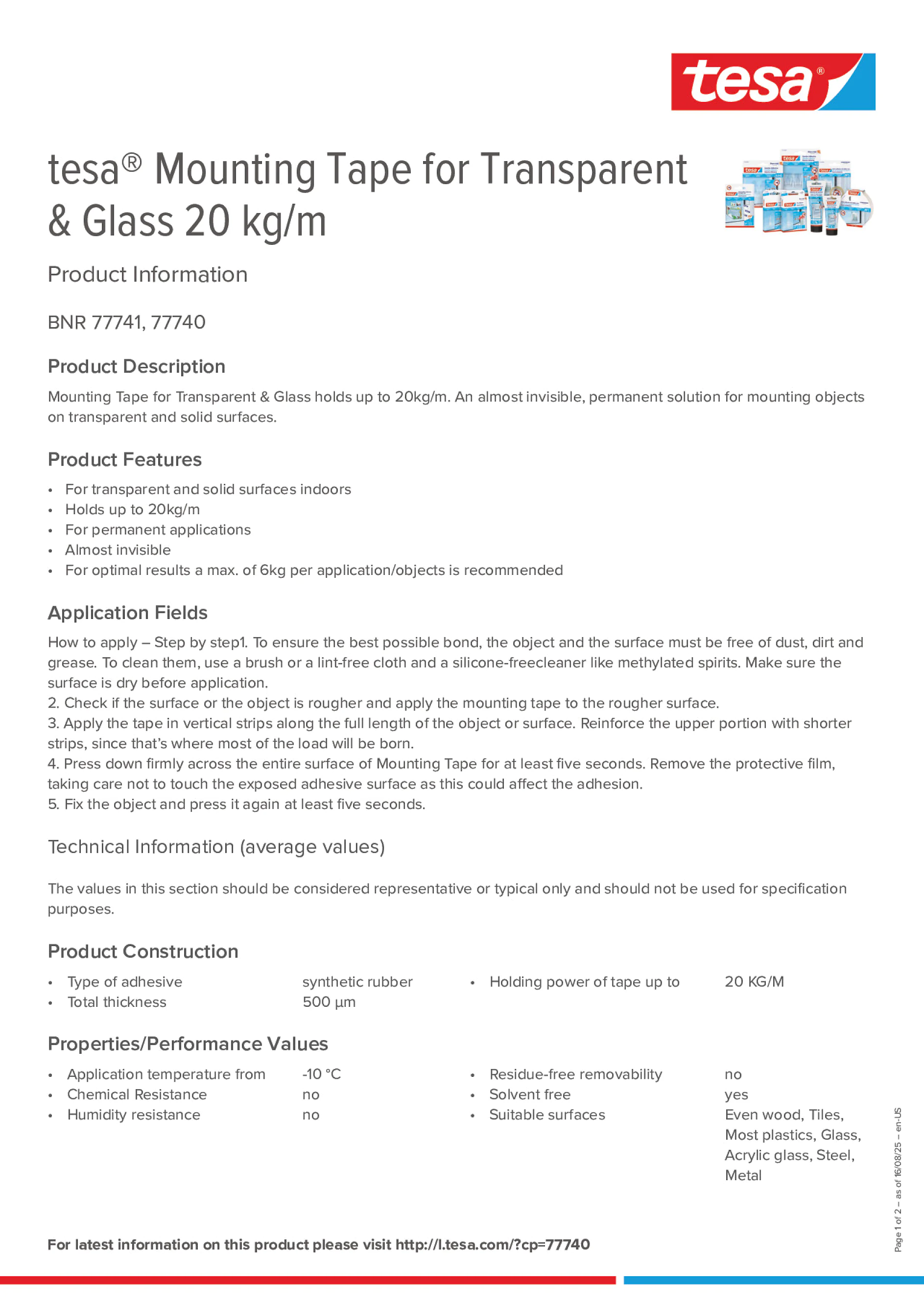 Product information_tesa® 77740_en