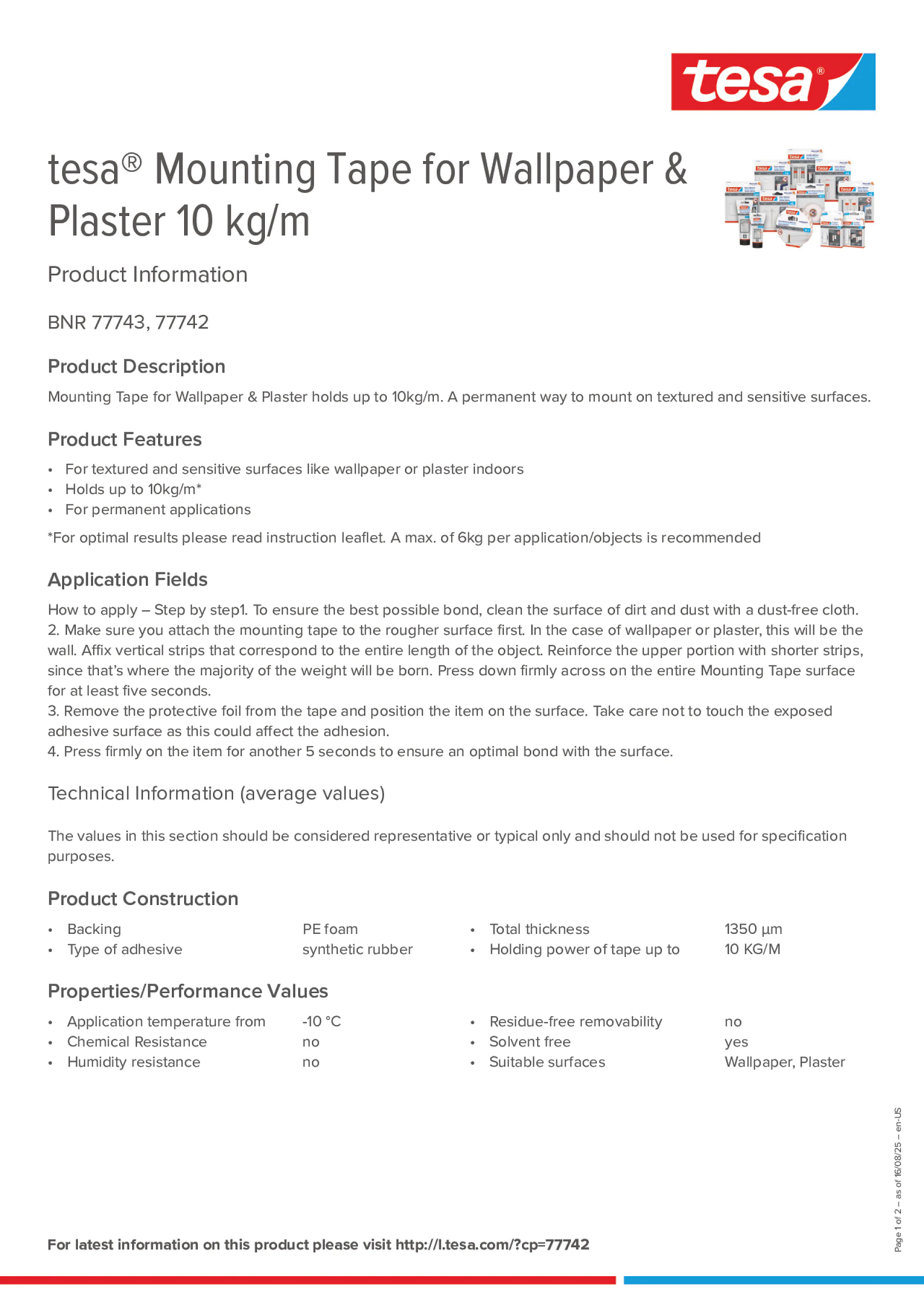 Product information_tesa® 77742_en