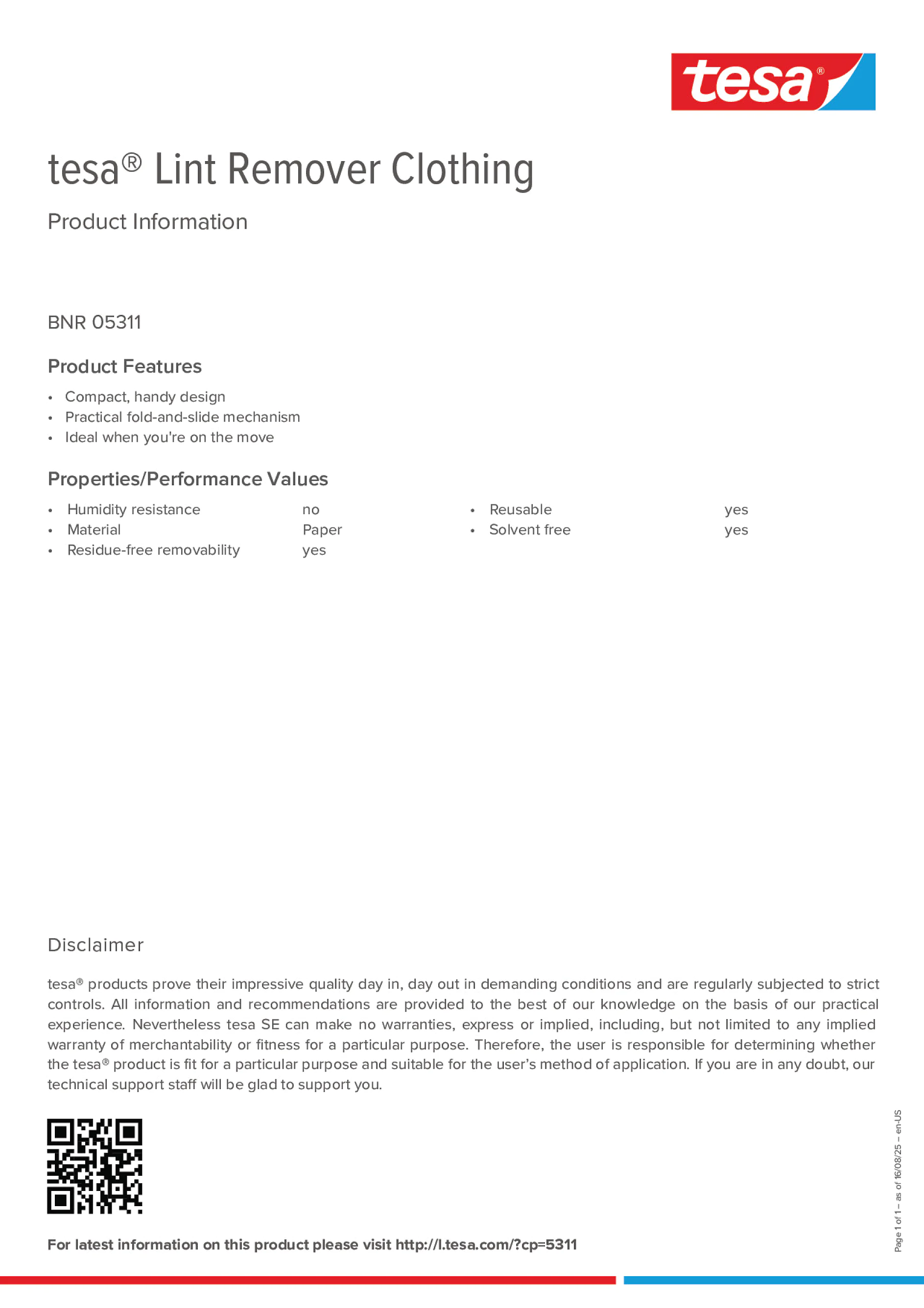 Product information_tesa® 05311_en