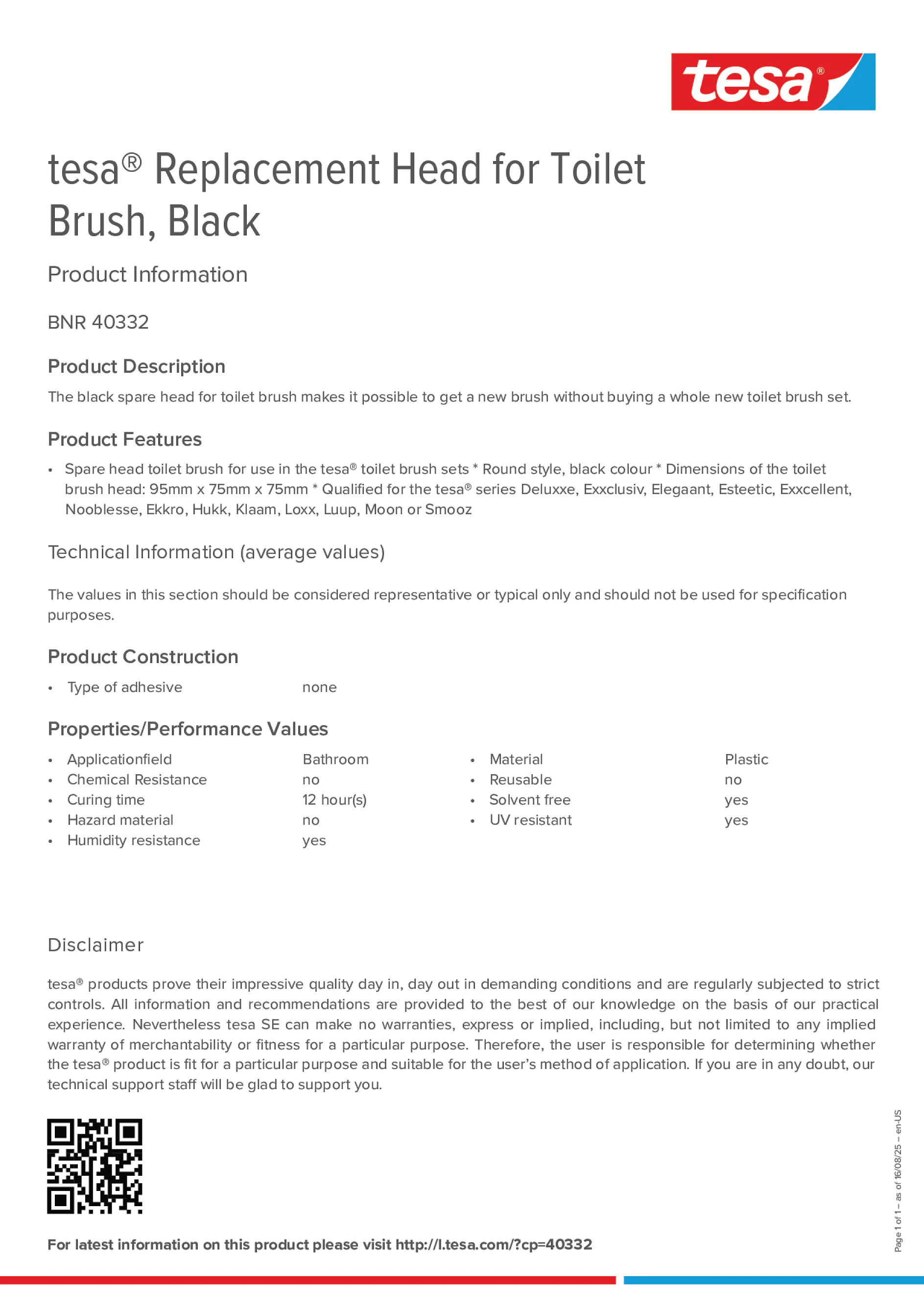Product information_tesa® 40332_en Product information_tesa® 40332_en