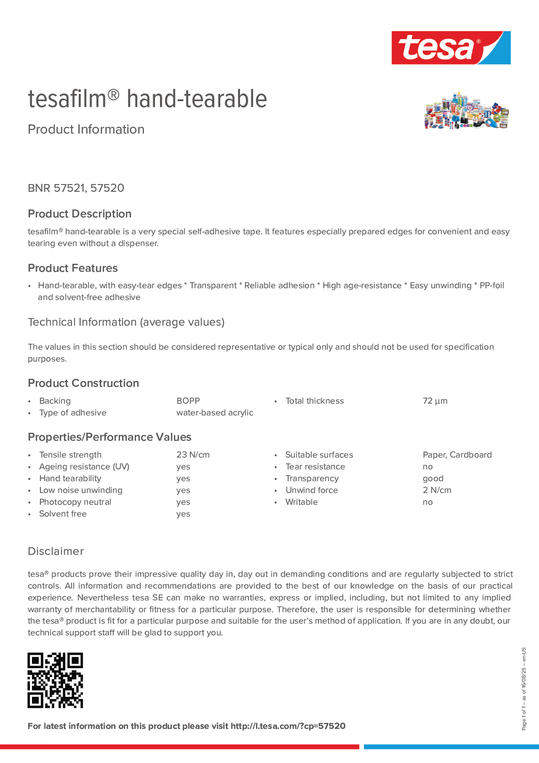 Product information_tesafilm® 57520_en