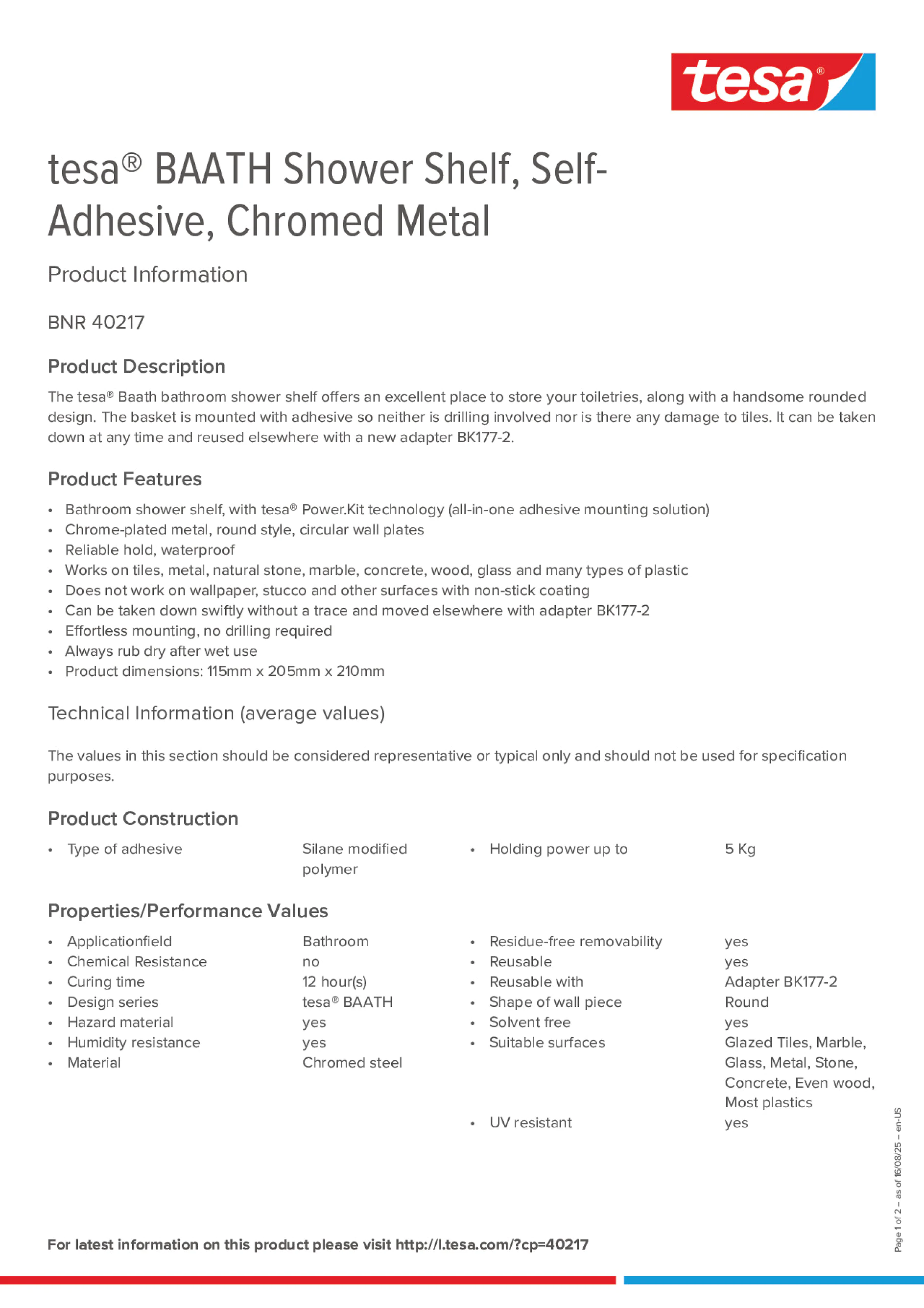 Product information_tesa® 40217_en