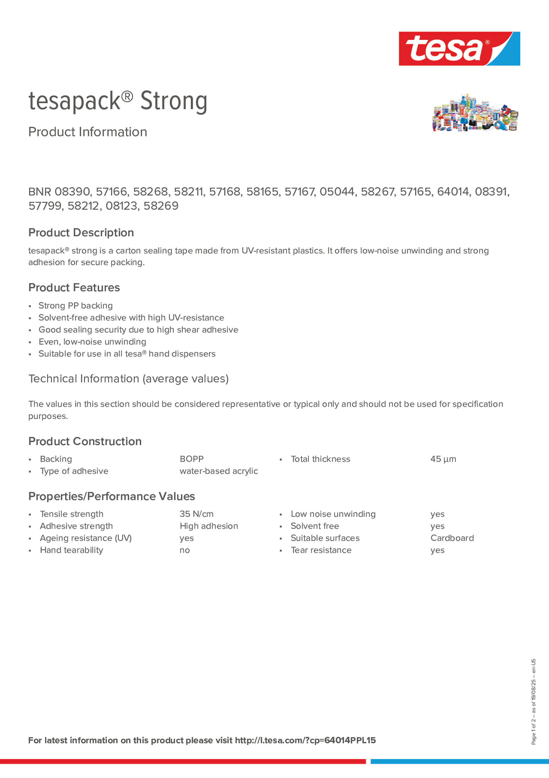Product information_tesapack® 57424_en