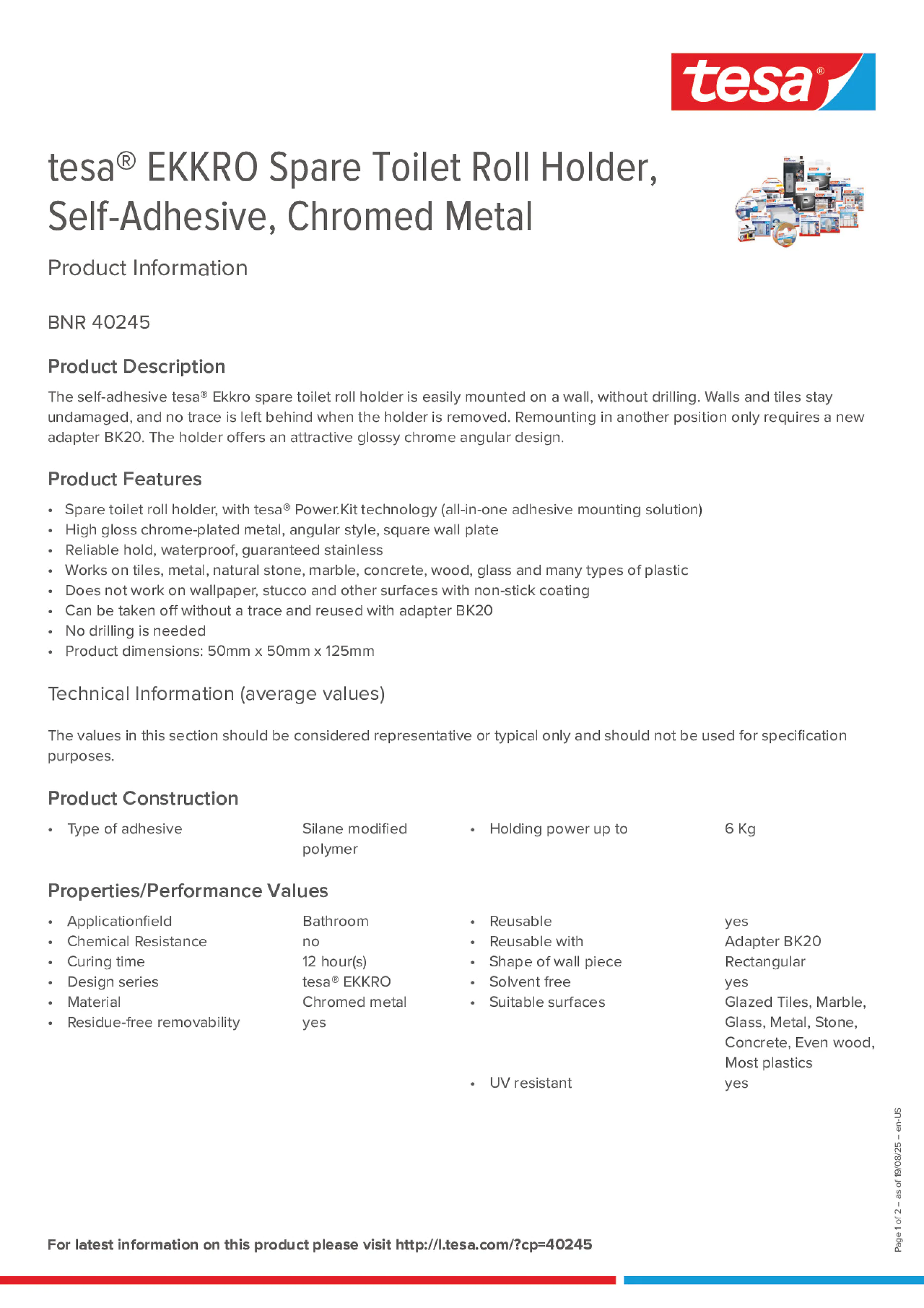 Product information_tesa® 40245_en