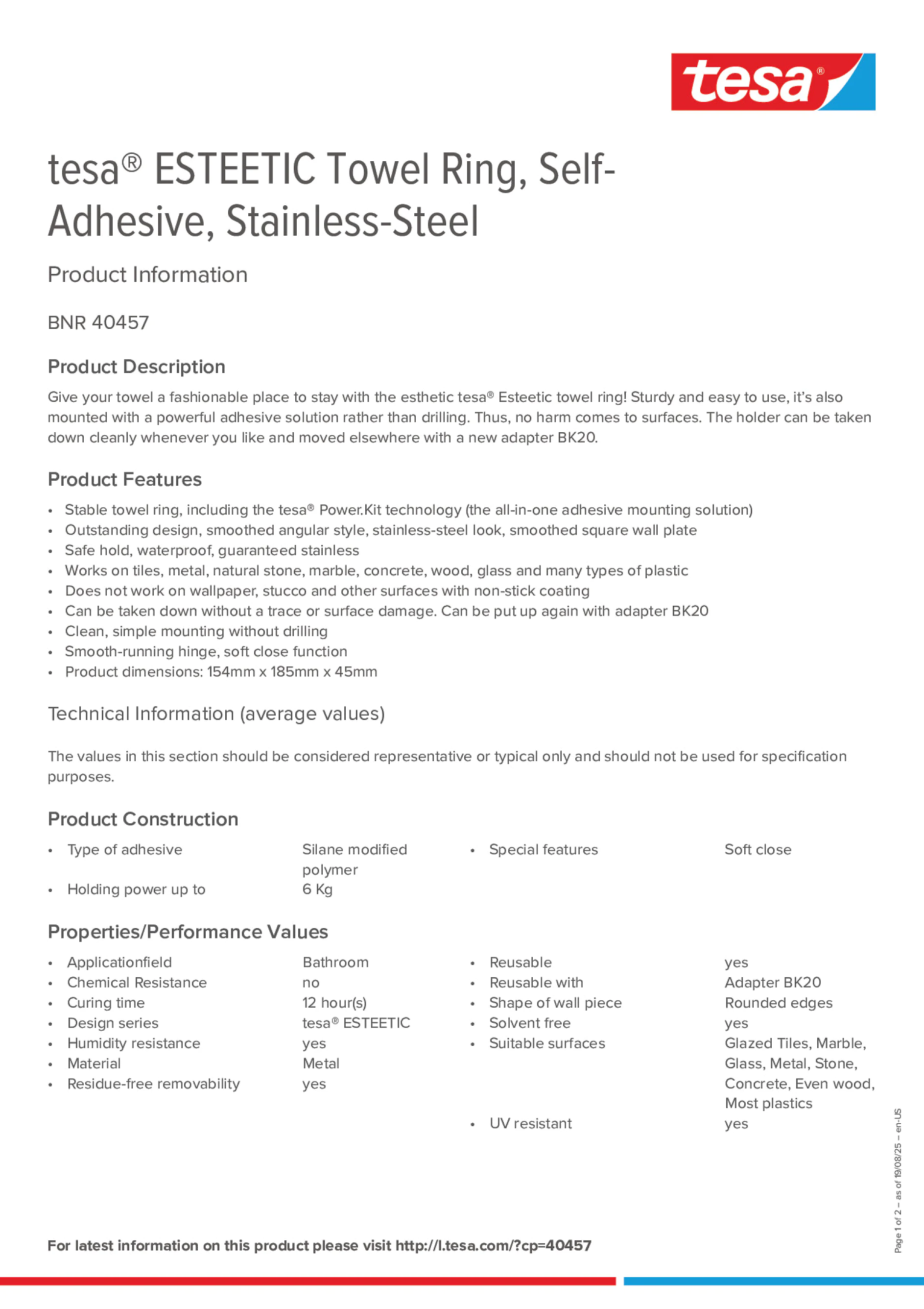 Product information_tesa® 40457_en