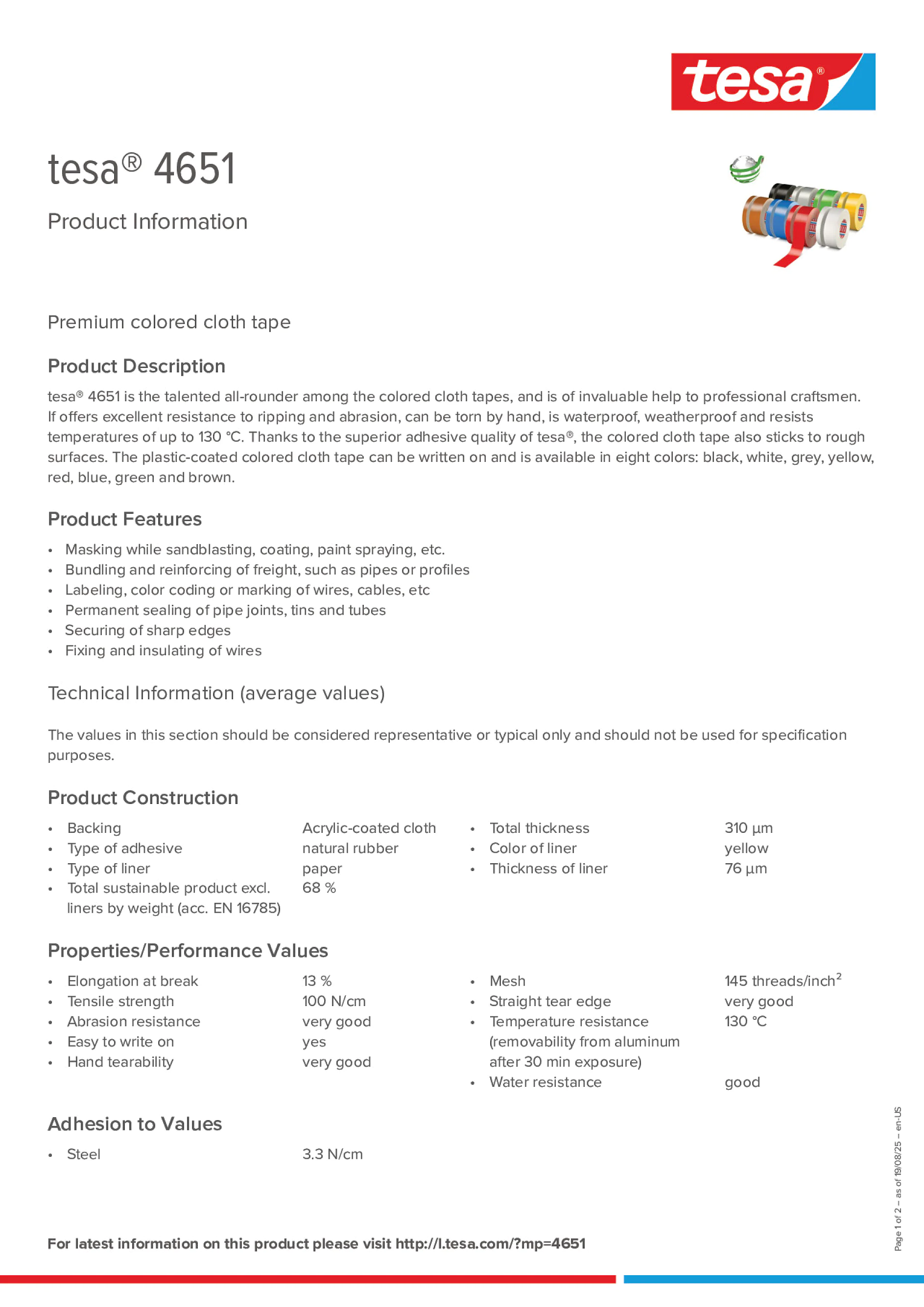 Product information_tesa® 04651_en