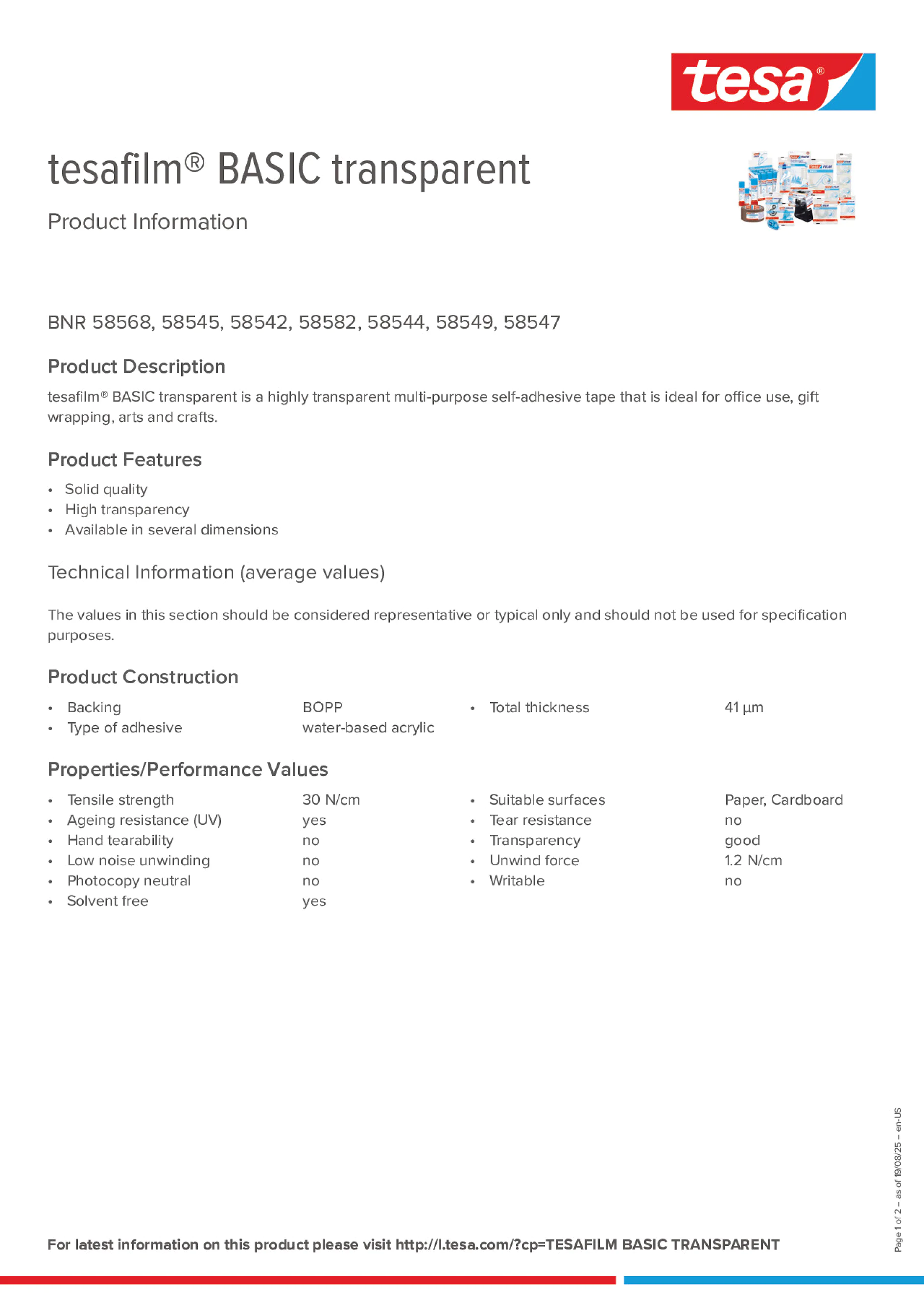 Product information_tesafilm® 58553_en