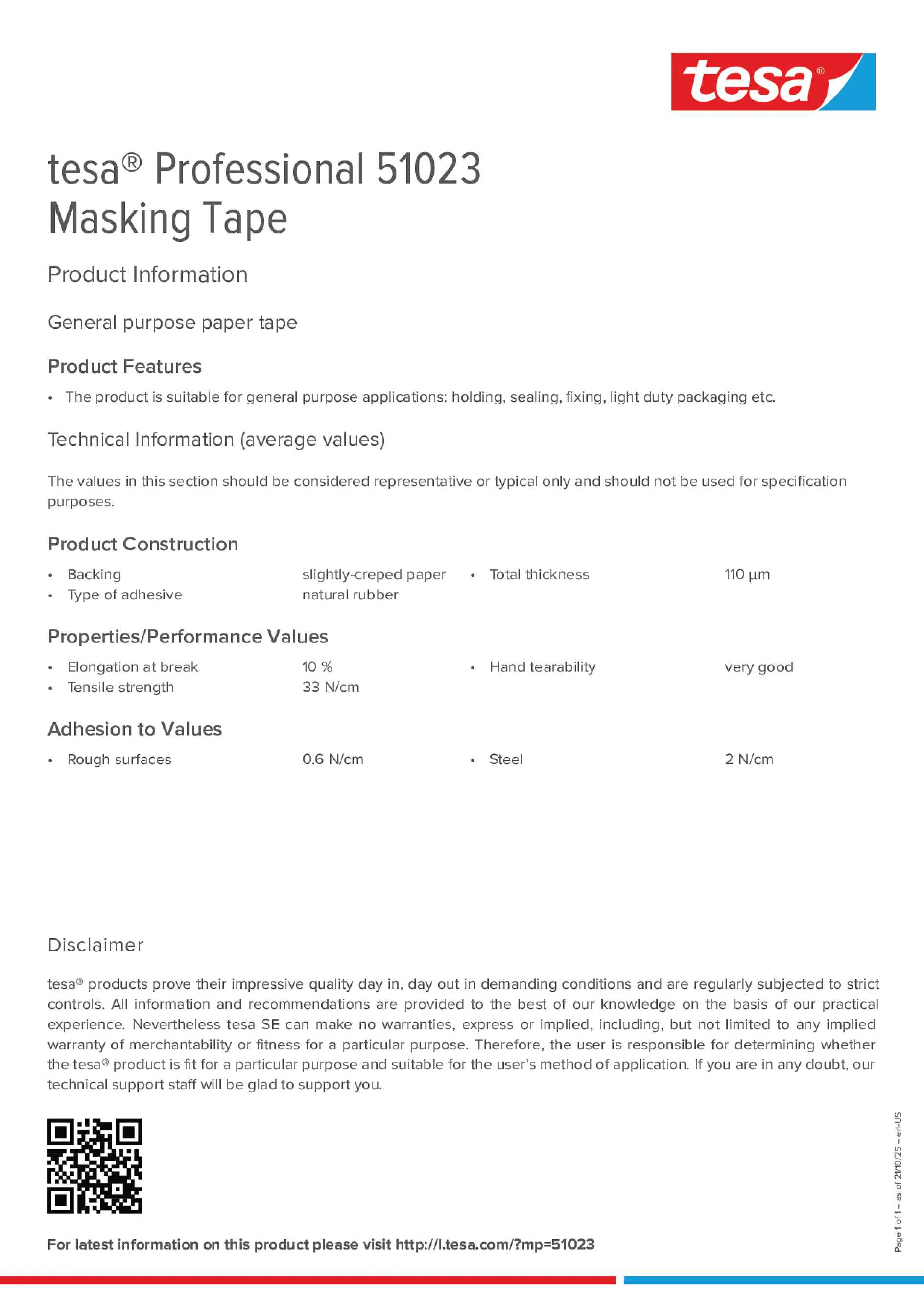 Product information_tesa® Professional 51023_en