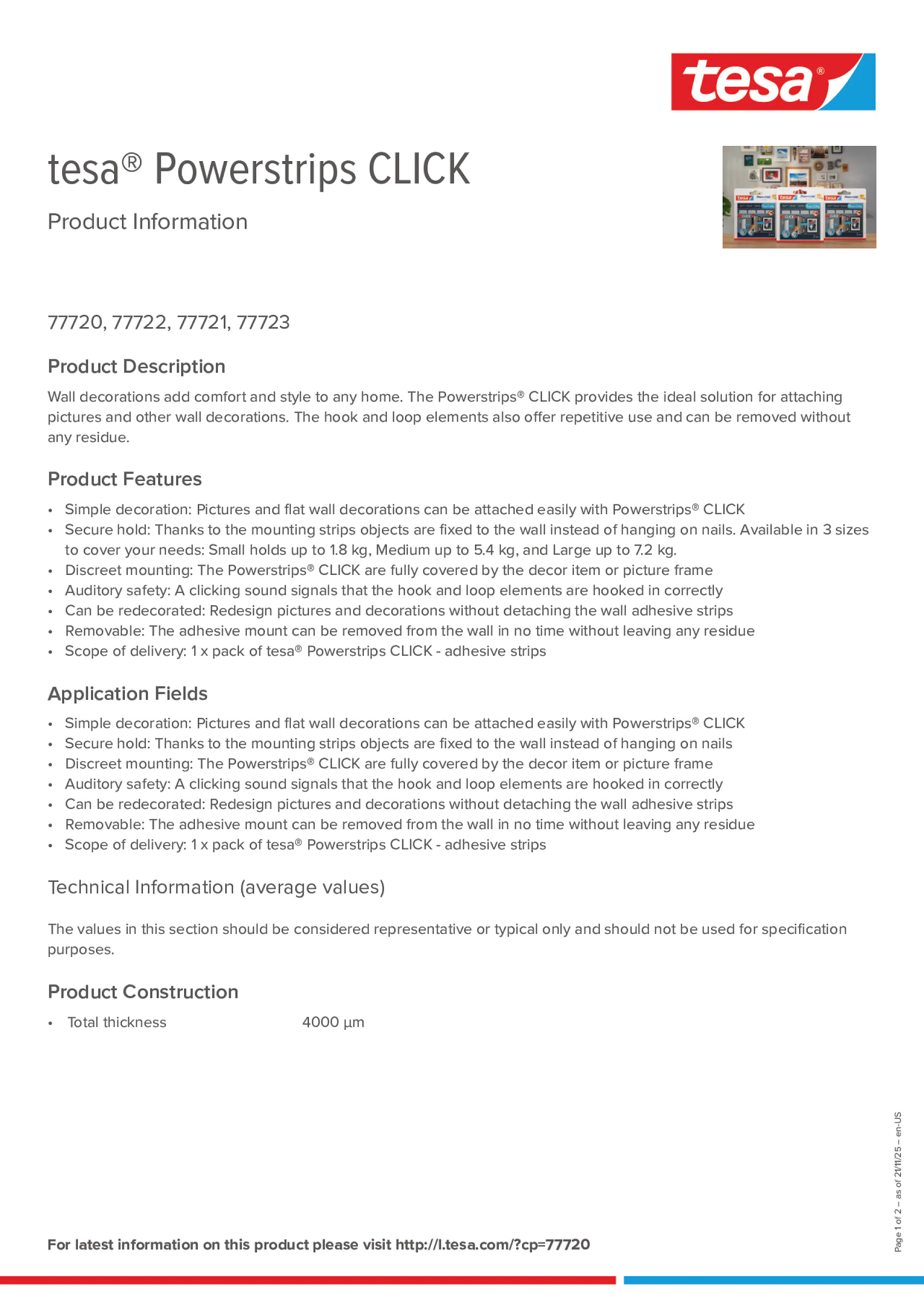 Product information_tesa® Powerstrips 77720_en