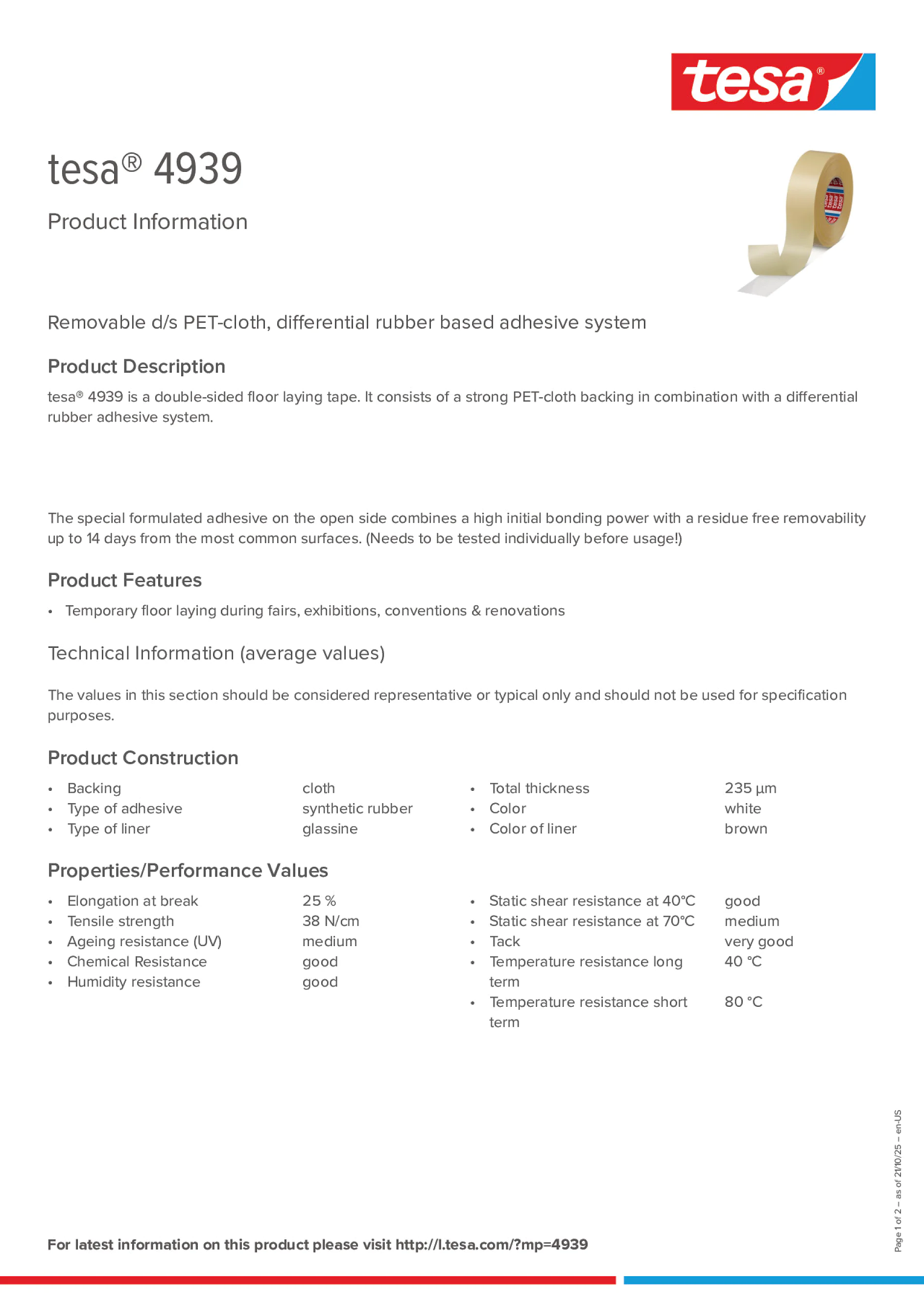 Product information_tesa® 4939_en