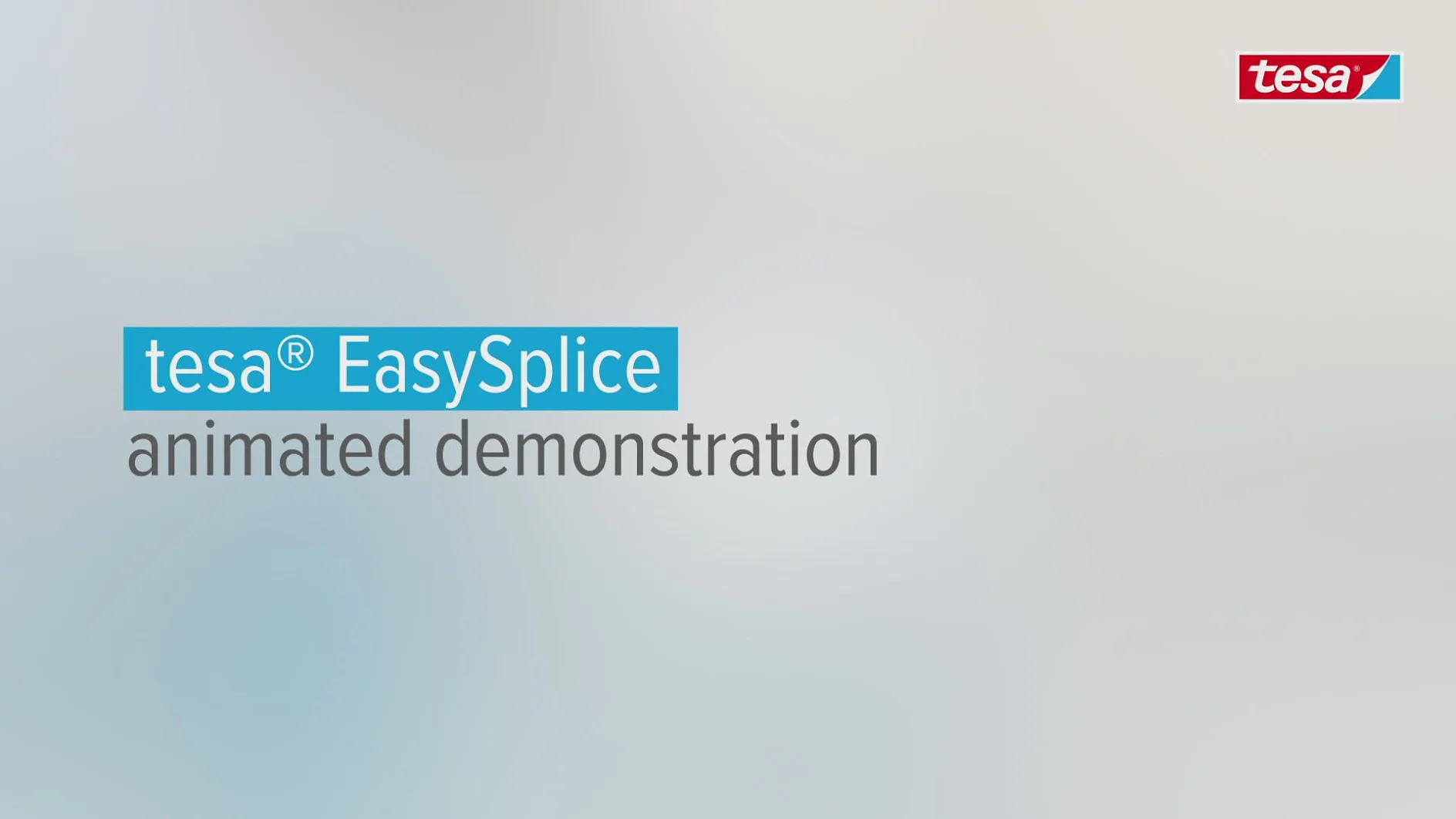tesa® EasySplice_Animation video_40mbit