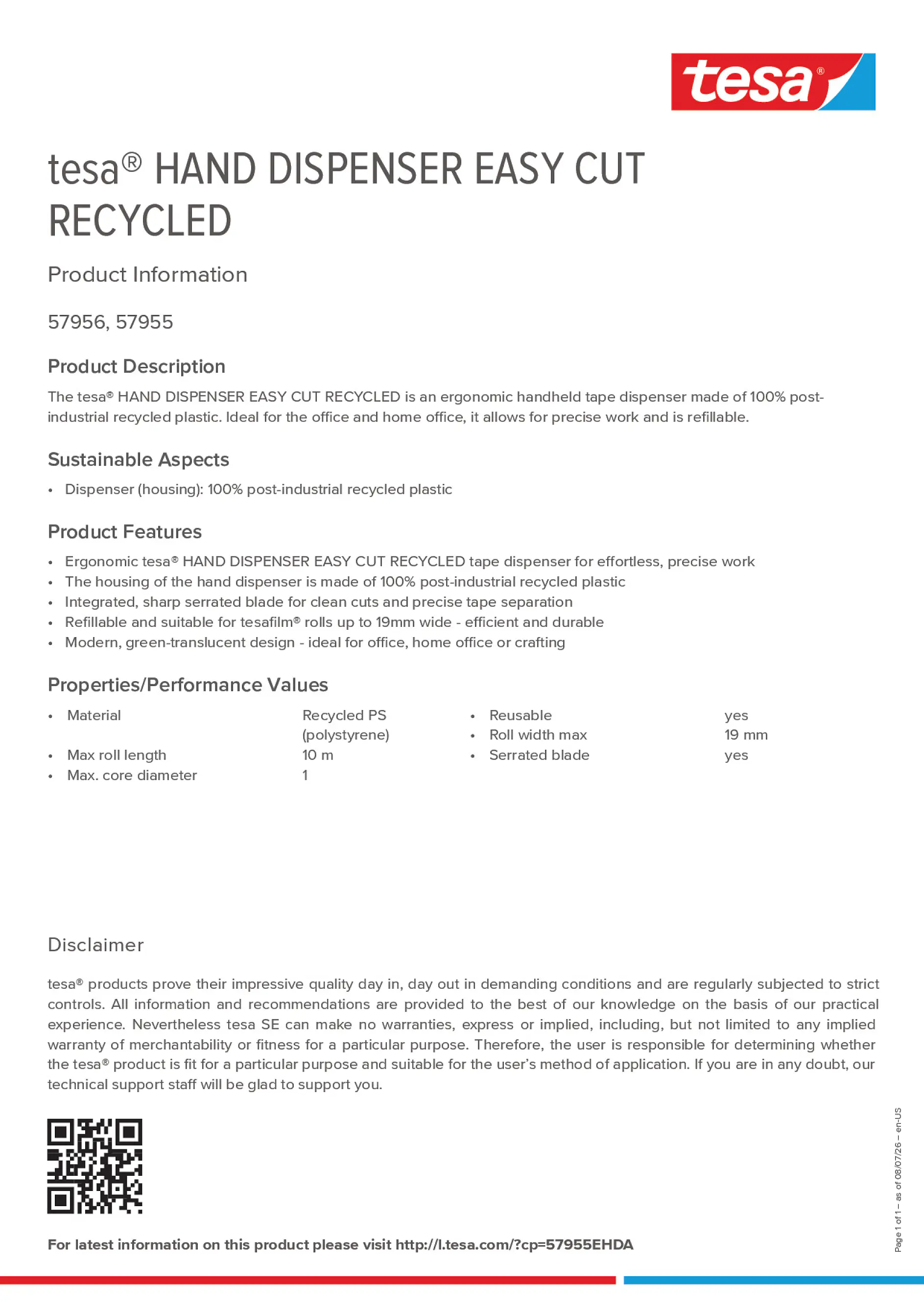 Product information_tesa® 57955EHDA_en