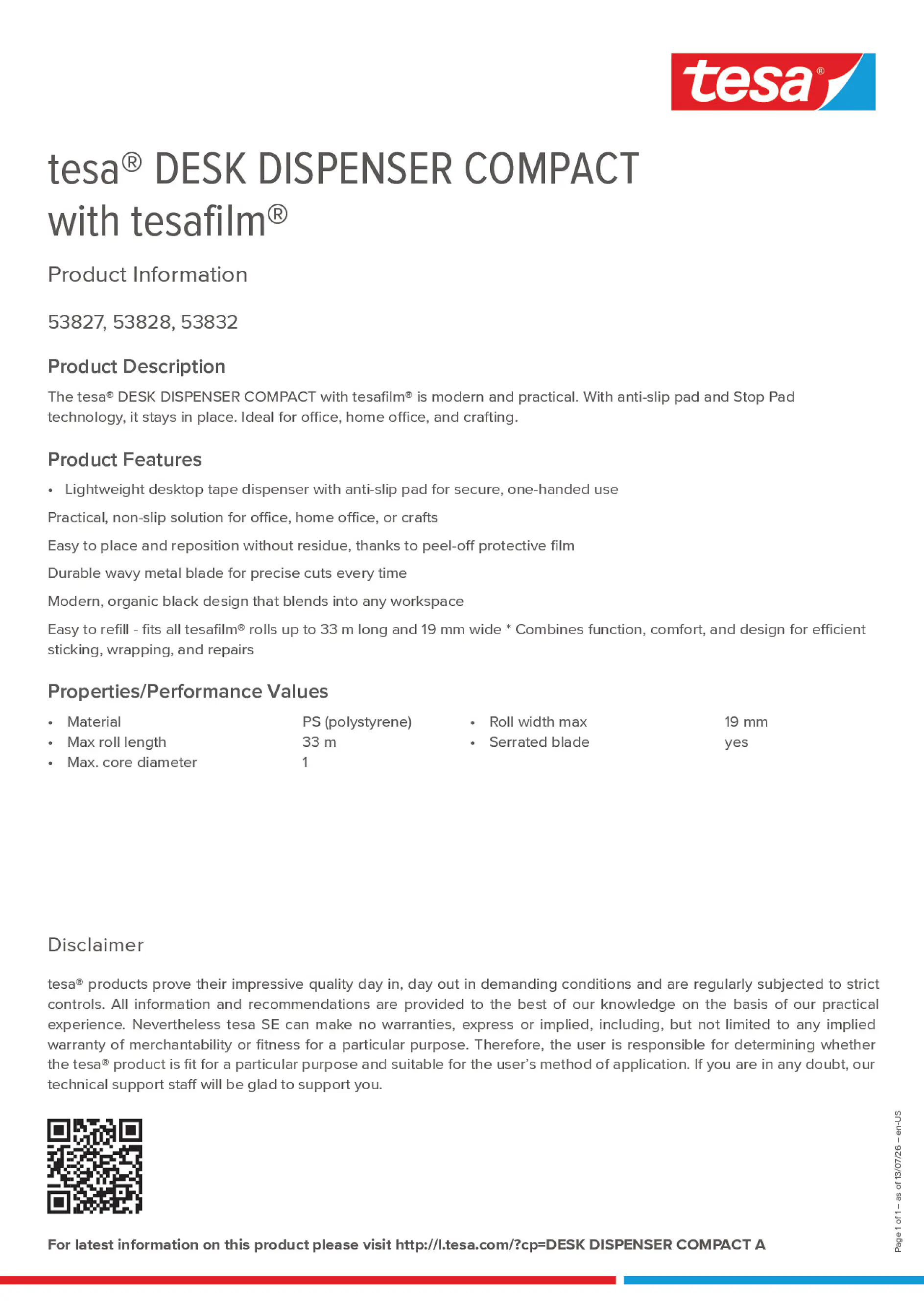 Product information_tesa® 4102DCOA_en