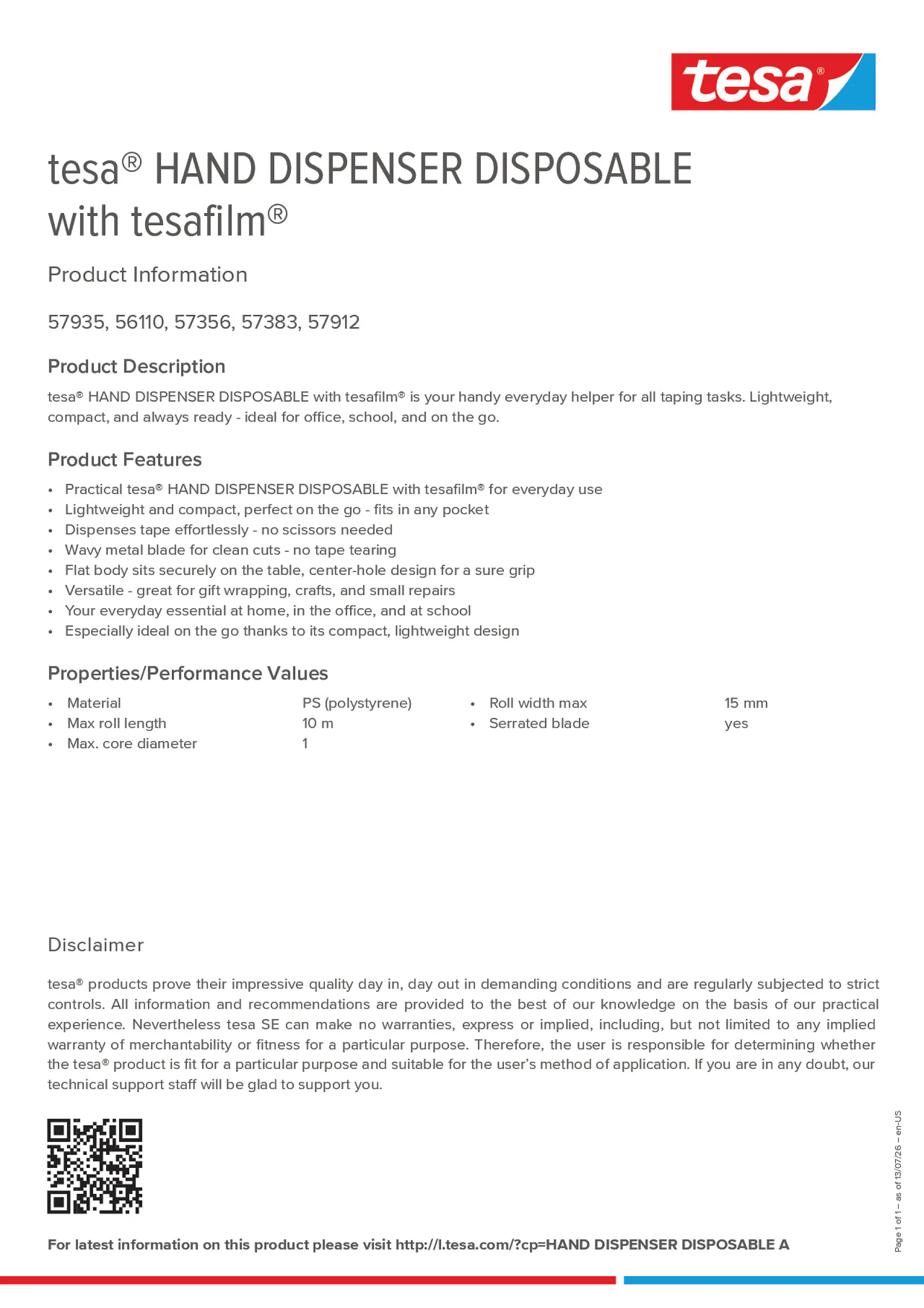 Product information_tesa® 4132DHDA_en