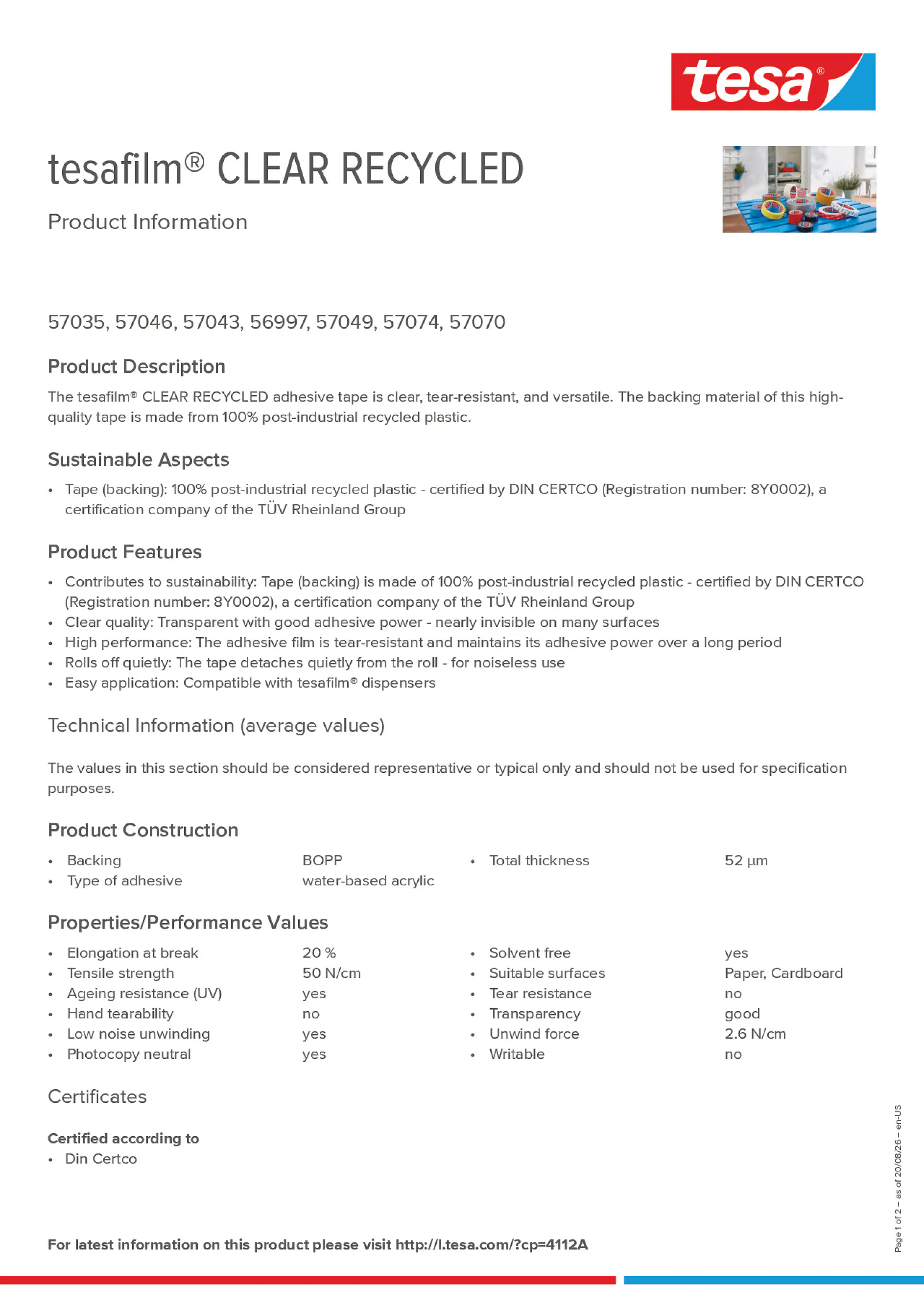 Product information_tesafilm® 57035_en