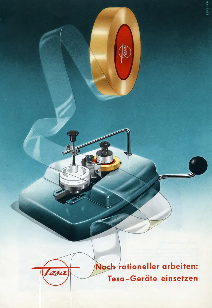 1959: Advertising for Tesa devices (Germany)
