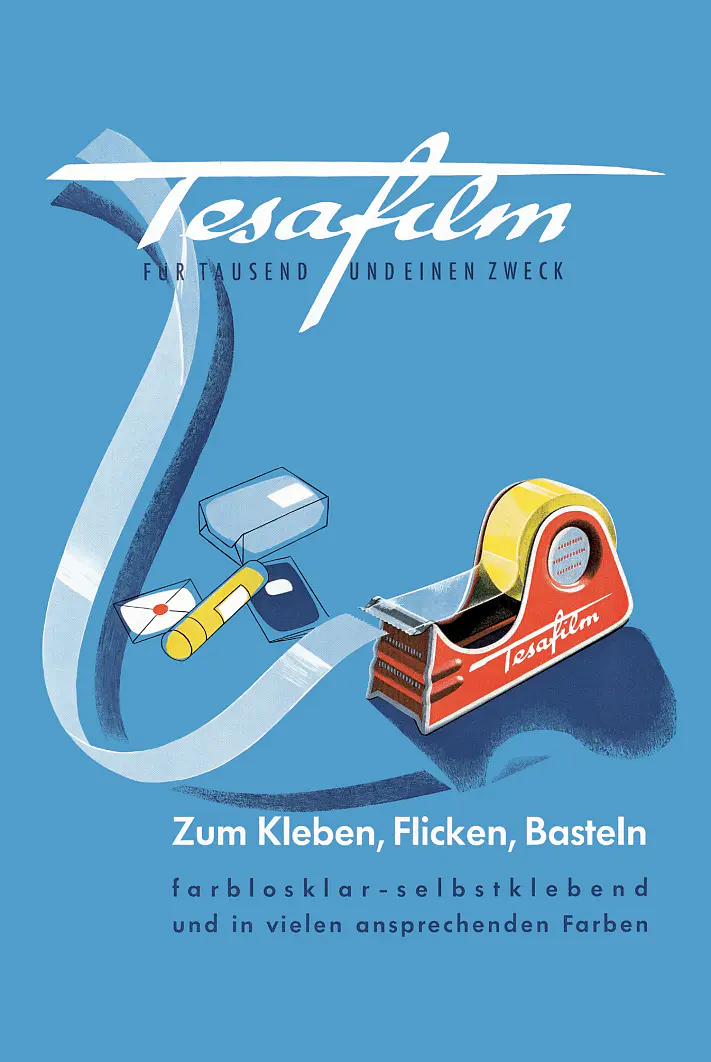 1954: Advertisement for Tesafilm (Deutschland)