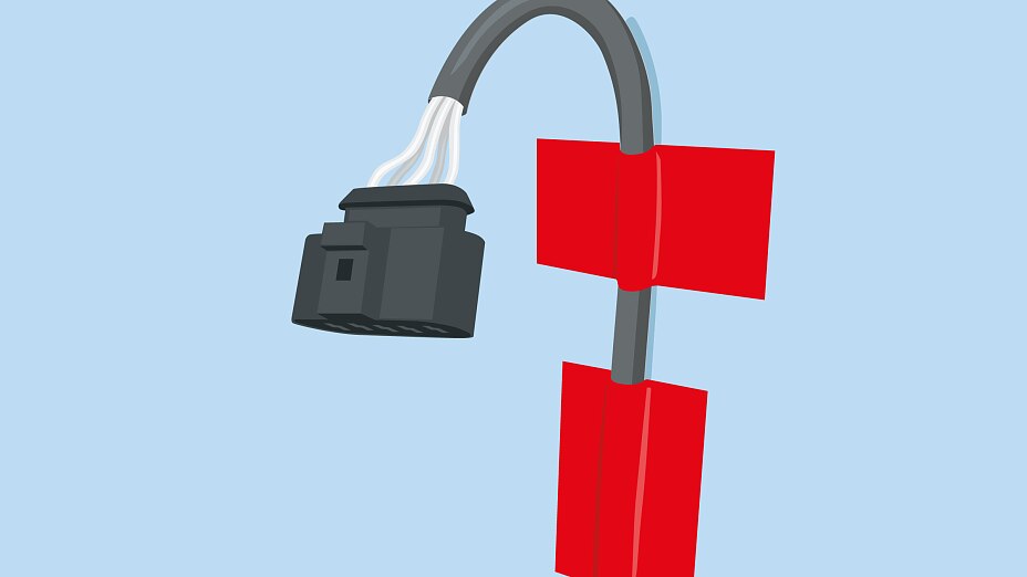 Fijación de cables en el compartimento de pasajeros - tesa