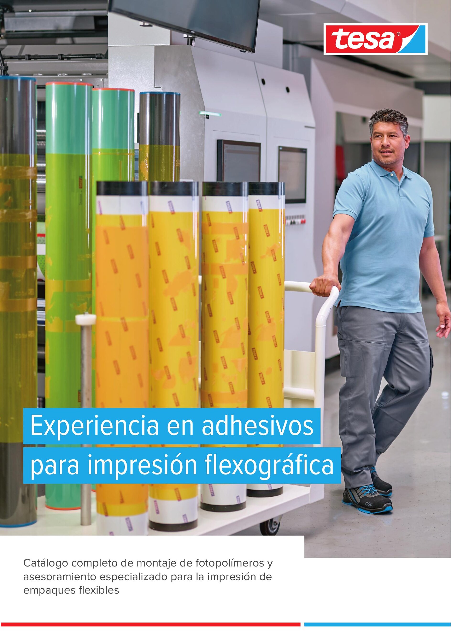 Experiencia en adhesivos para impresión flexográfica