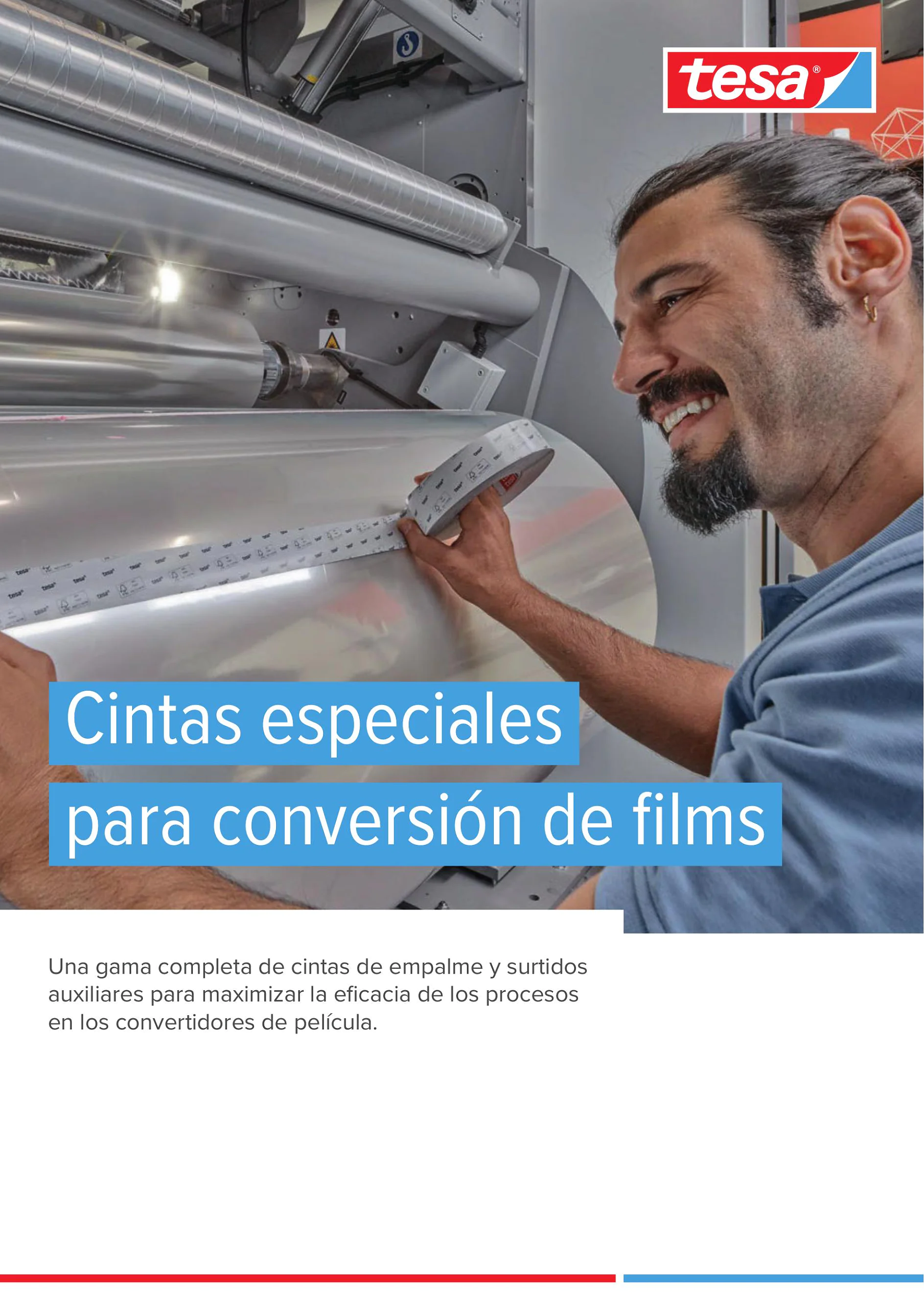 Cintas especializadas tesa® para la excelencia en la transformación de films Cintas especializadas tesa® para la excelencia en la transformación de films