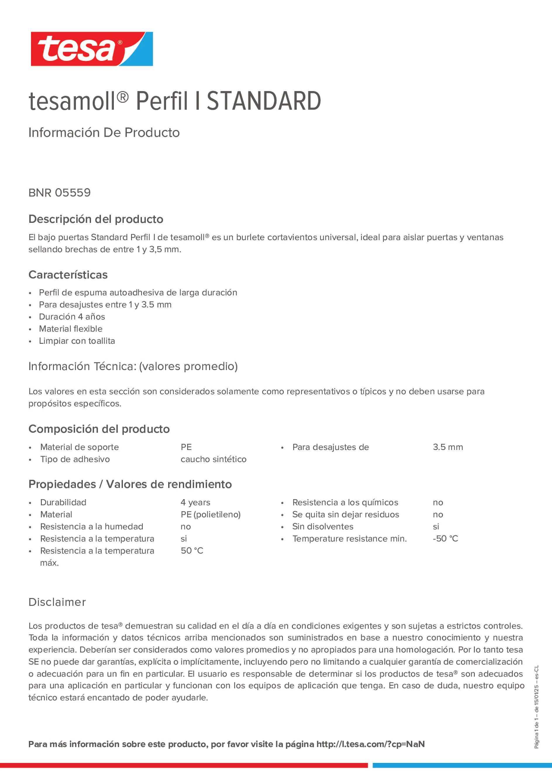 Product information_tesamoll® 05559_es-CL