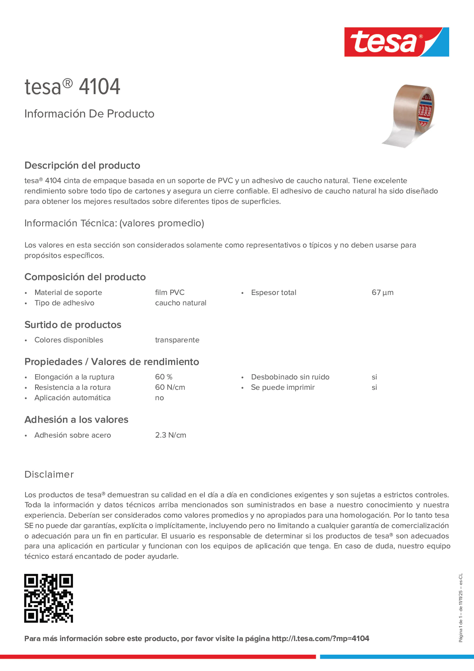 Product information_tesa® 04104_es-CL