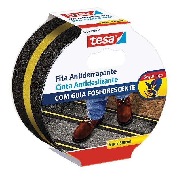 tesa® Cinta Antideslizante fluorescente - tesa