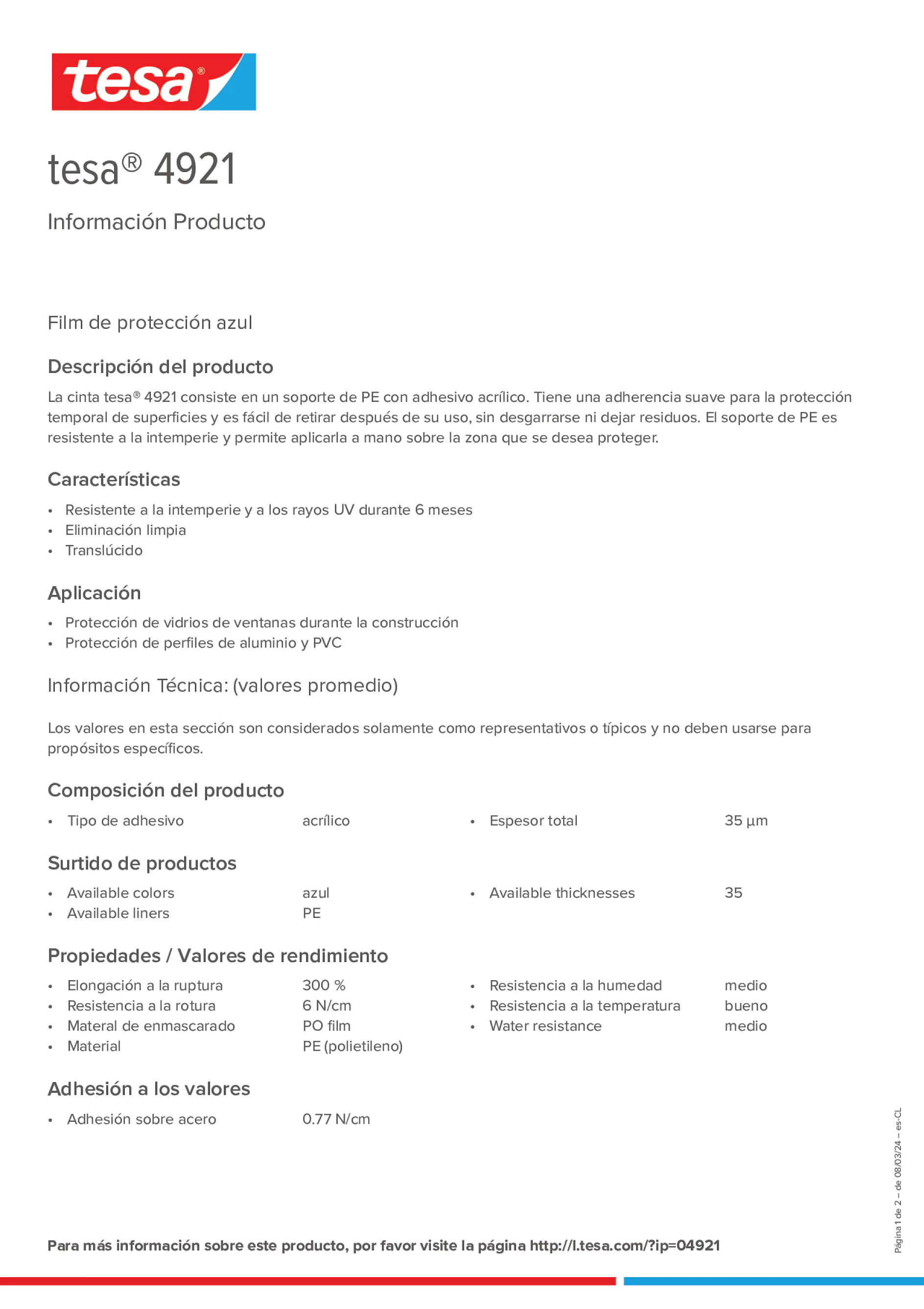 Product information_tesa® 04921_es-Pe