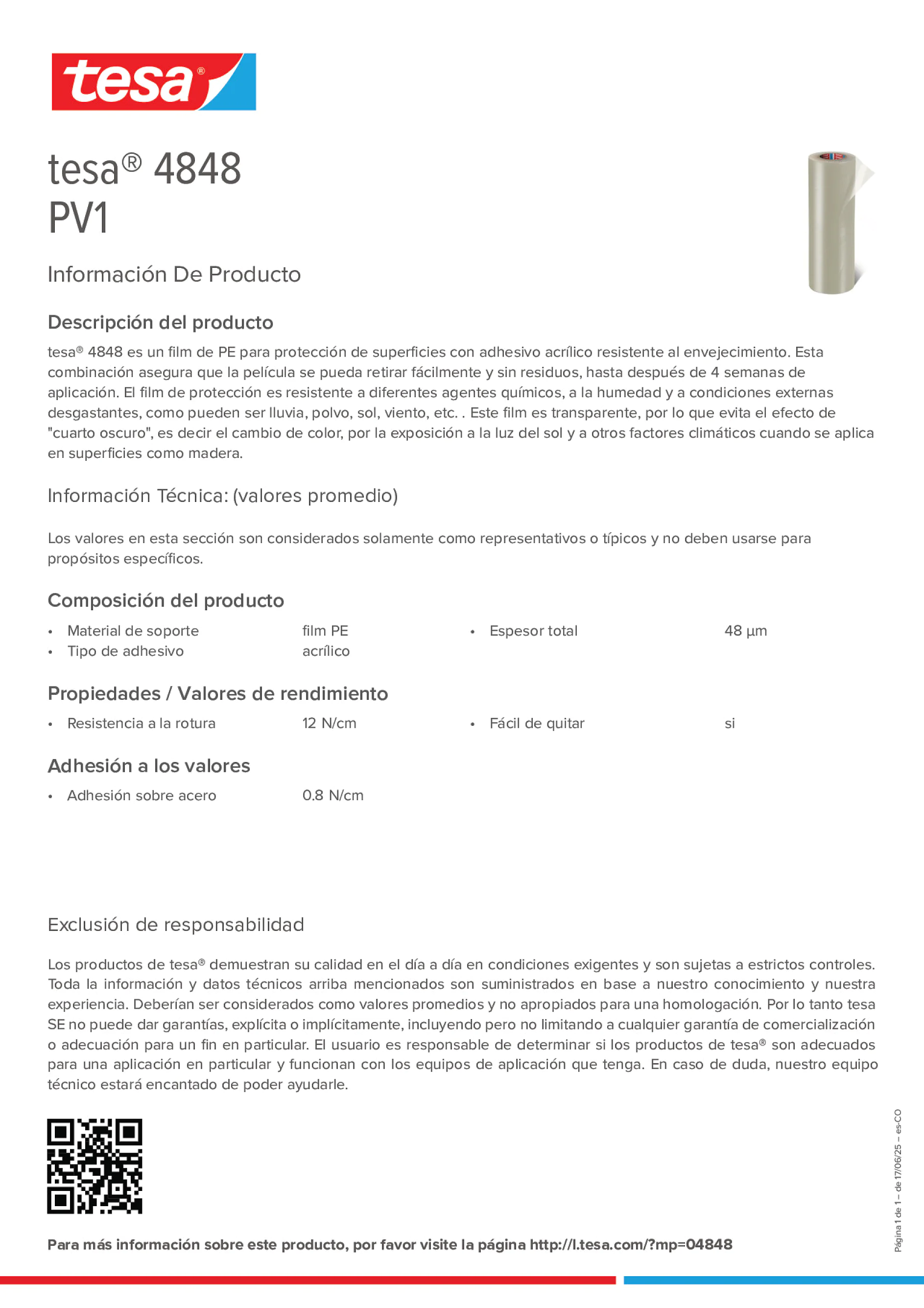 Product information_tesa® 4848_es-CO