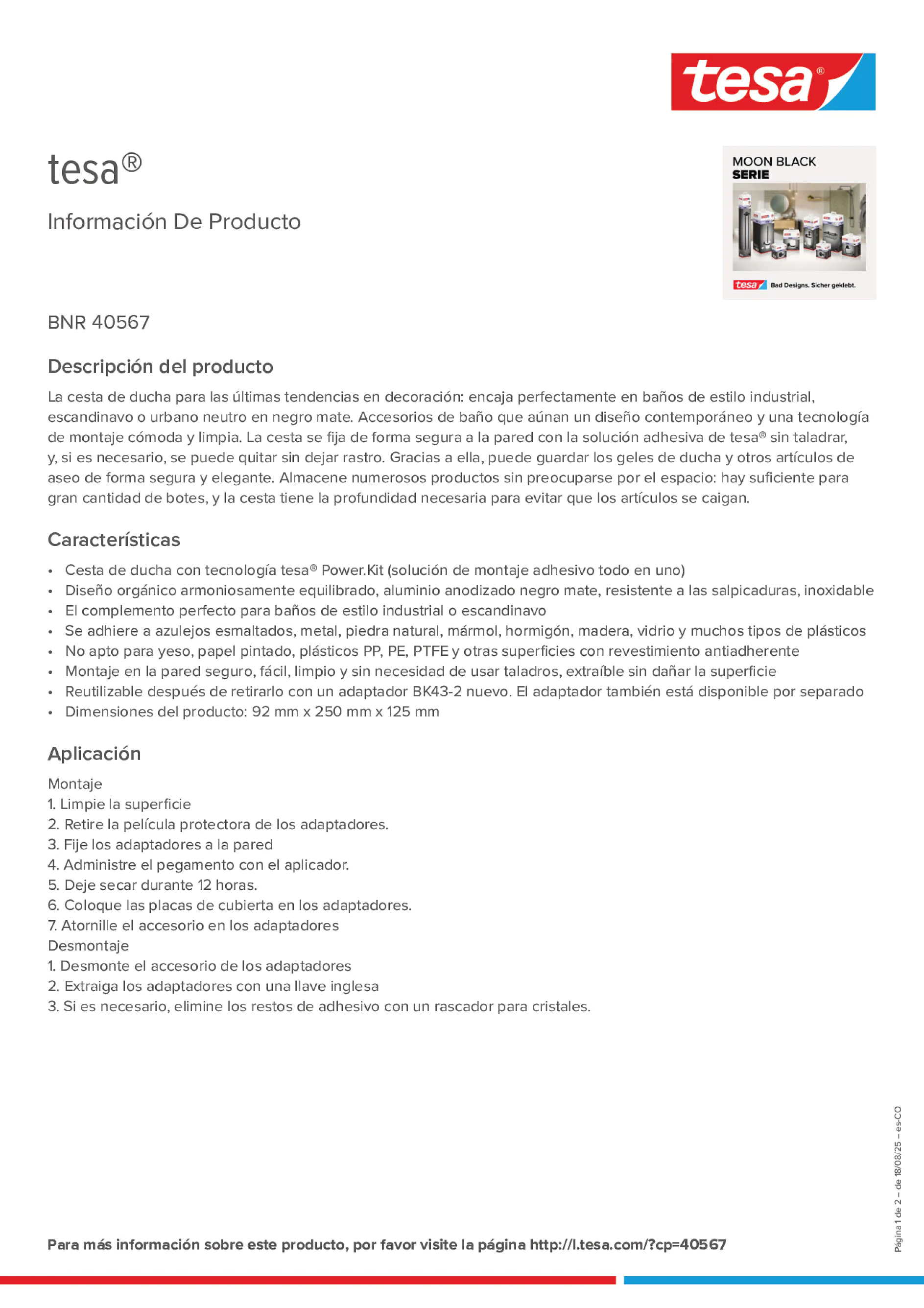 Product information_tesa® 40567_es-CO