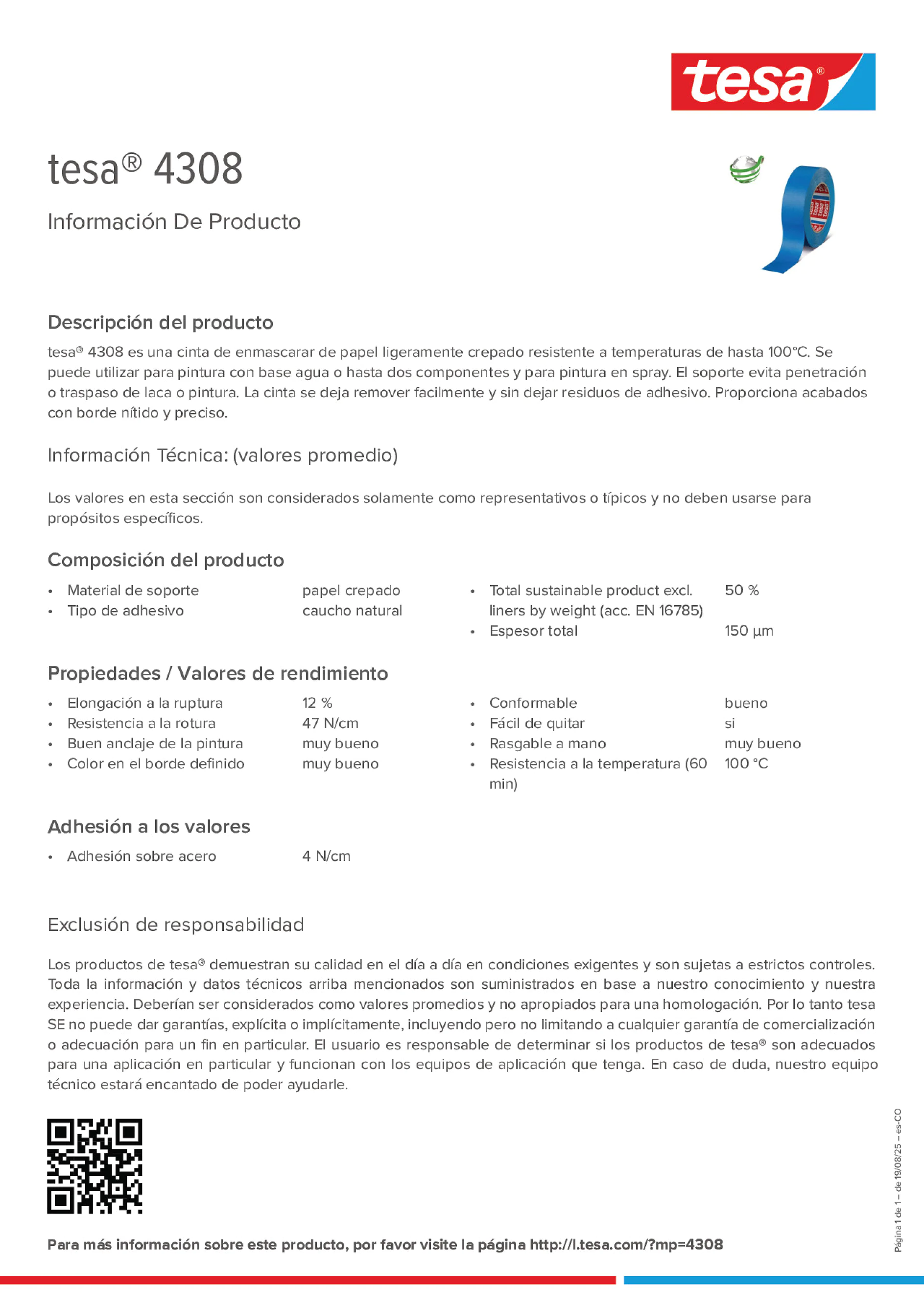 Product information_tesa® 04308_es-CO